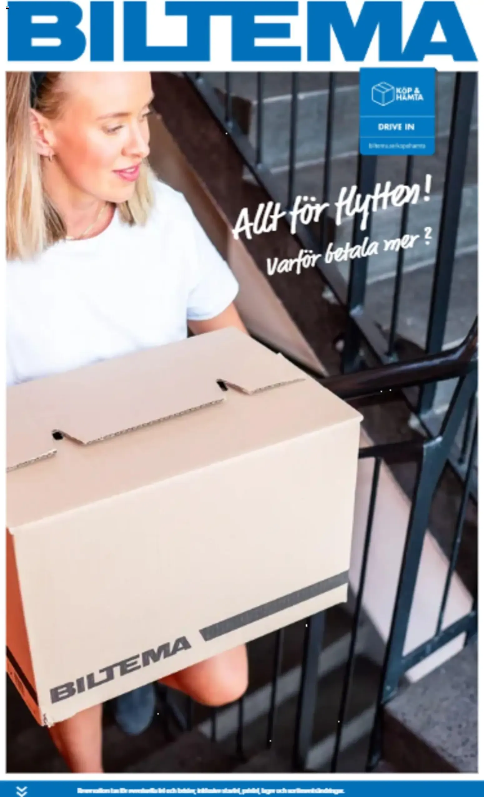 Biltema - Allt för flytten! från 14 augusti till 30 september 2026 - Reklamblad sidor 1