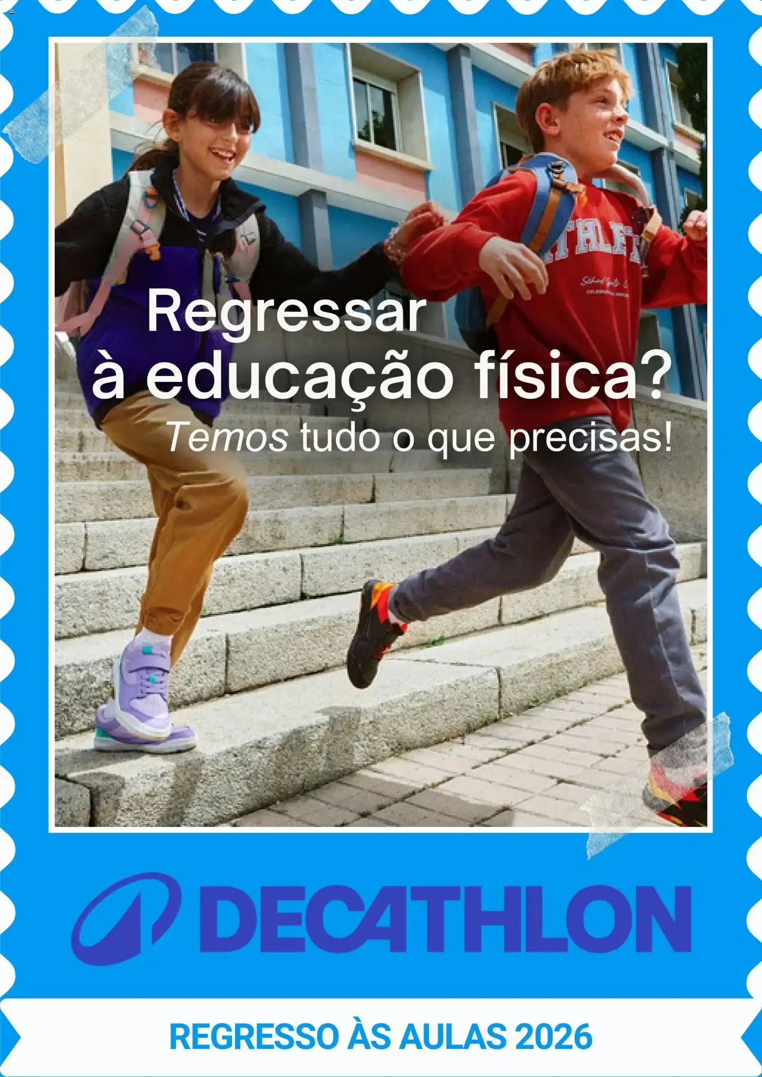 Folheto Decathlon: Regresso às Aulas 2026 - Educação Física de 1 de setembro até 30 de setembro 2026 - Pagina 1