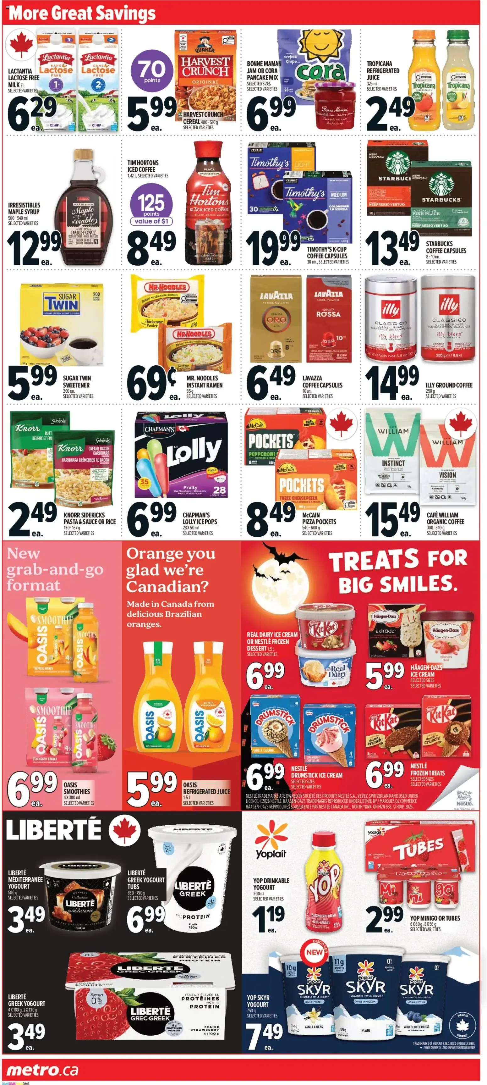 Metro weekly flyer / circulaire from Oct 15, 2026 > weekly specials & deals from October 15 to October 21 2026 - flyer page 11