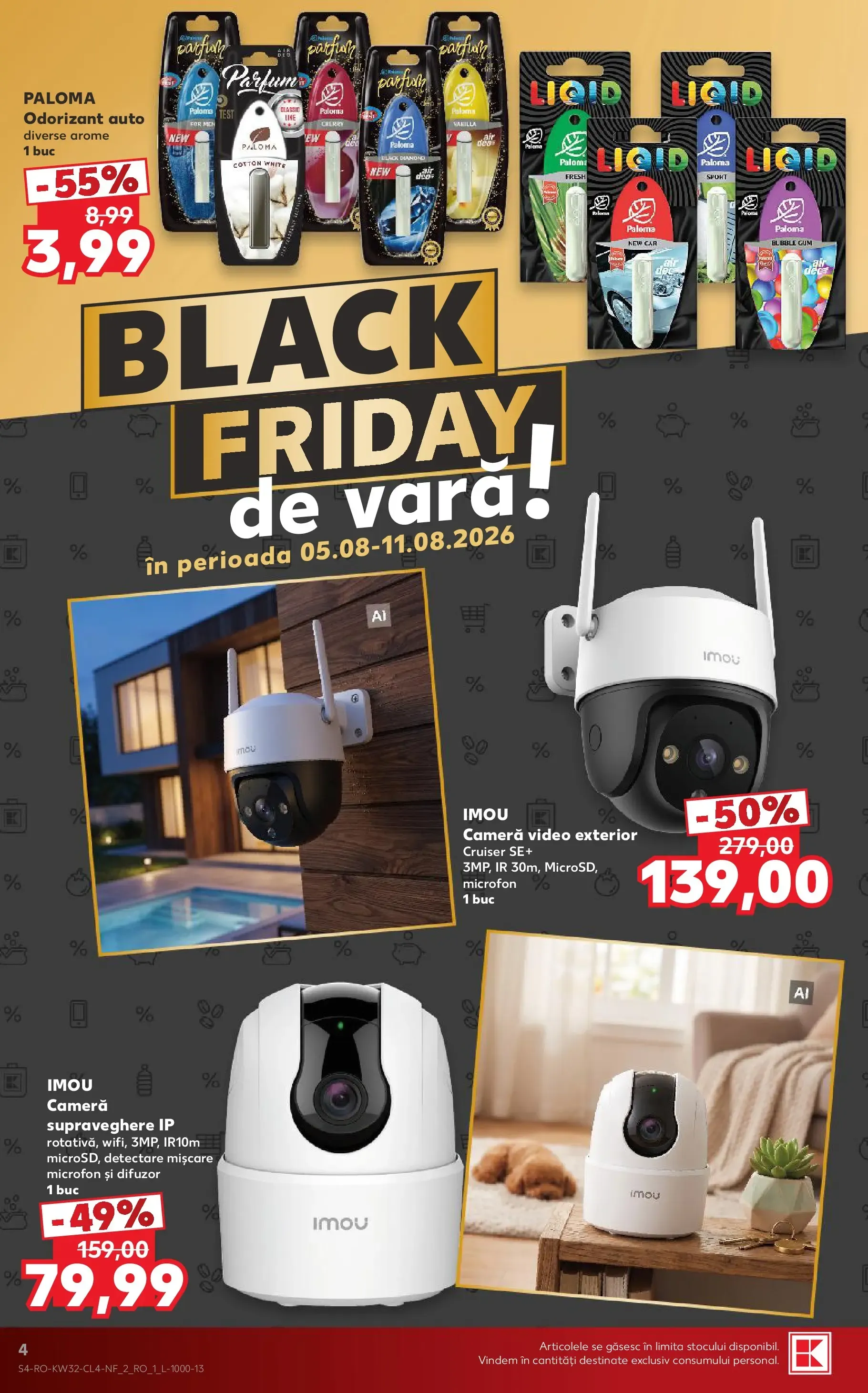 Catalog Kaufland Black Friday de Vară de la 5 august până la 11 august 2026 - Revista Pagina 4