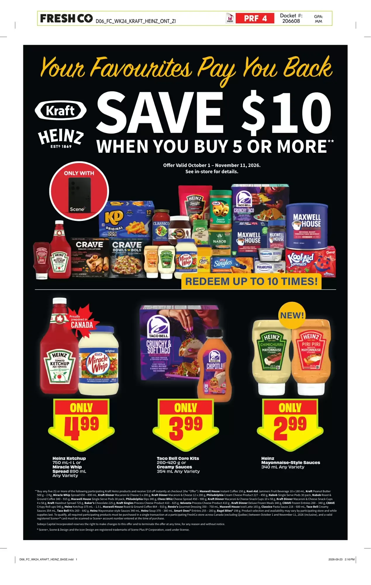 FreshCo Thanksgiving Deals from October 8 to October 14 2026 - flyer page 10