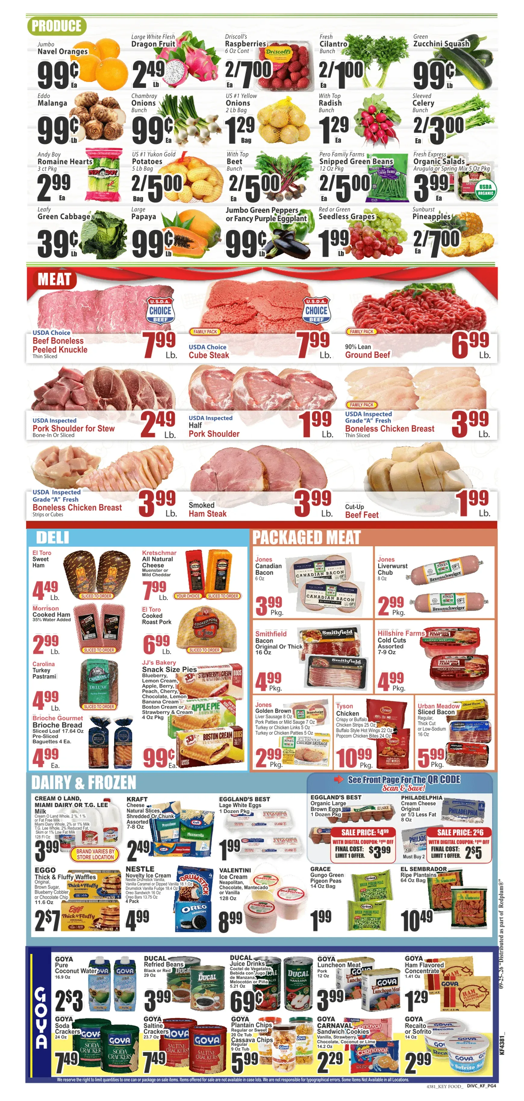 Weekly ad Current Key Food - Dade City leaflet valid from Friday 09/25/2026 to Thursday 10/01/2026 from September 25 to October 1 2026 - Page 4