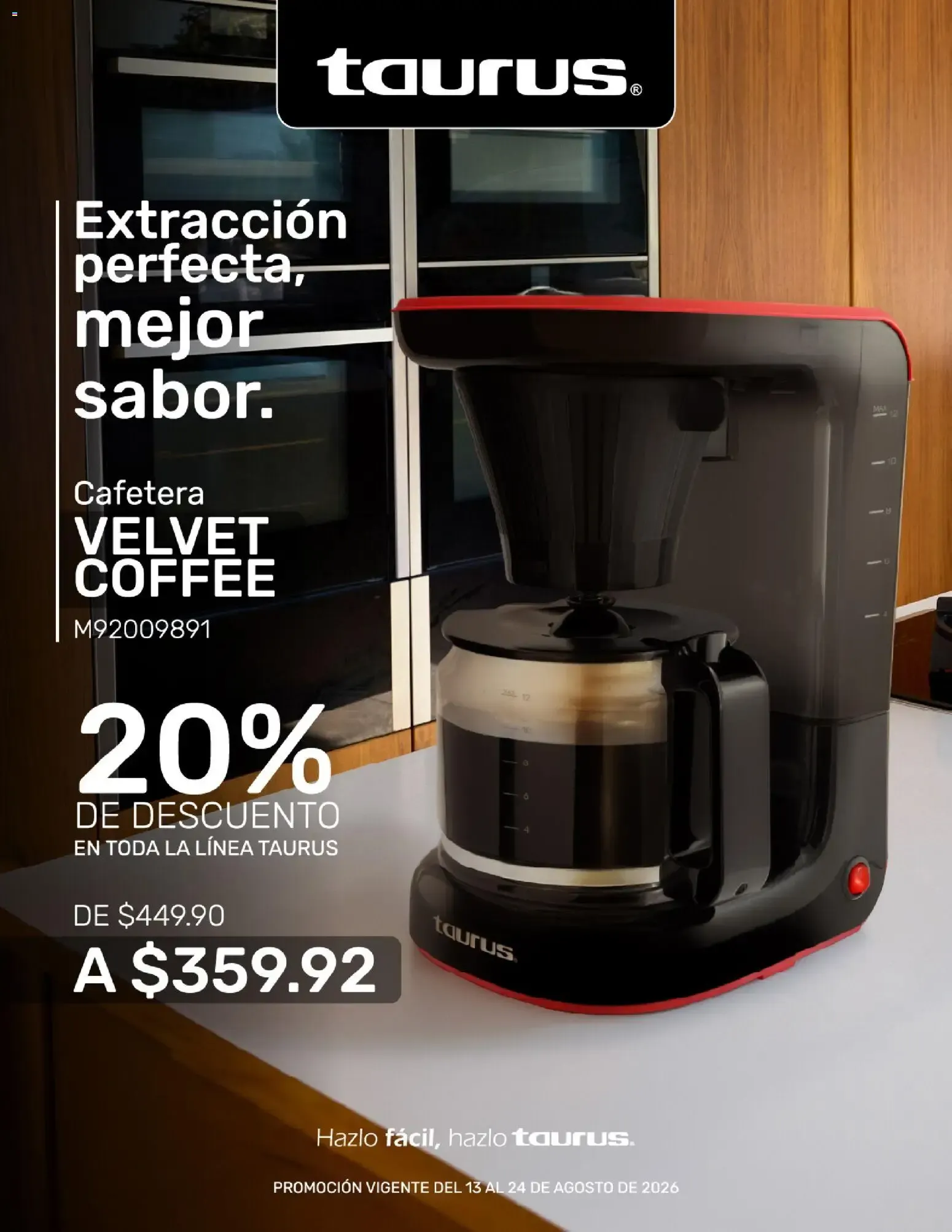 Catálogo de Taurus: Wafflera BÉLGICA UP (Waffles más grandes y esponjosos) con 20% de descuento 13 de agosto al 24 de agosto 2026 - Pagina 12