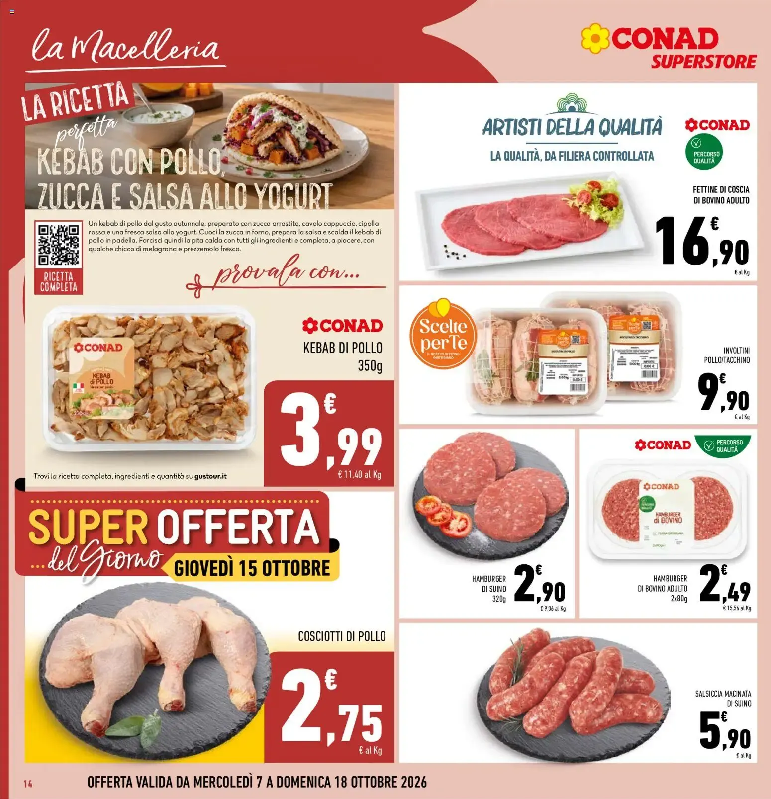 Anteprima volantino Conad dal 07/10/2026 prossima settimana da 7 ottobre a 18 ottobre di 2026 - Pagina del volantino 14