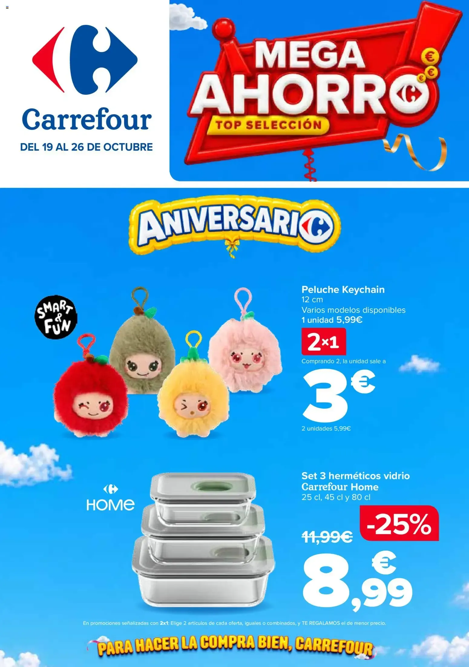 Catálogo de Carrefour Mega Ahorro del 19/10/2026 | Catálogo 19 de octubre al 26 de octubre 2026 - Página 1
