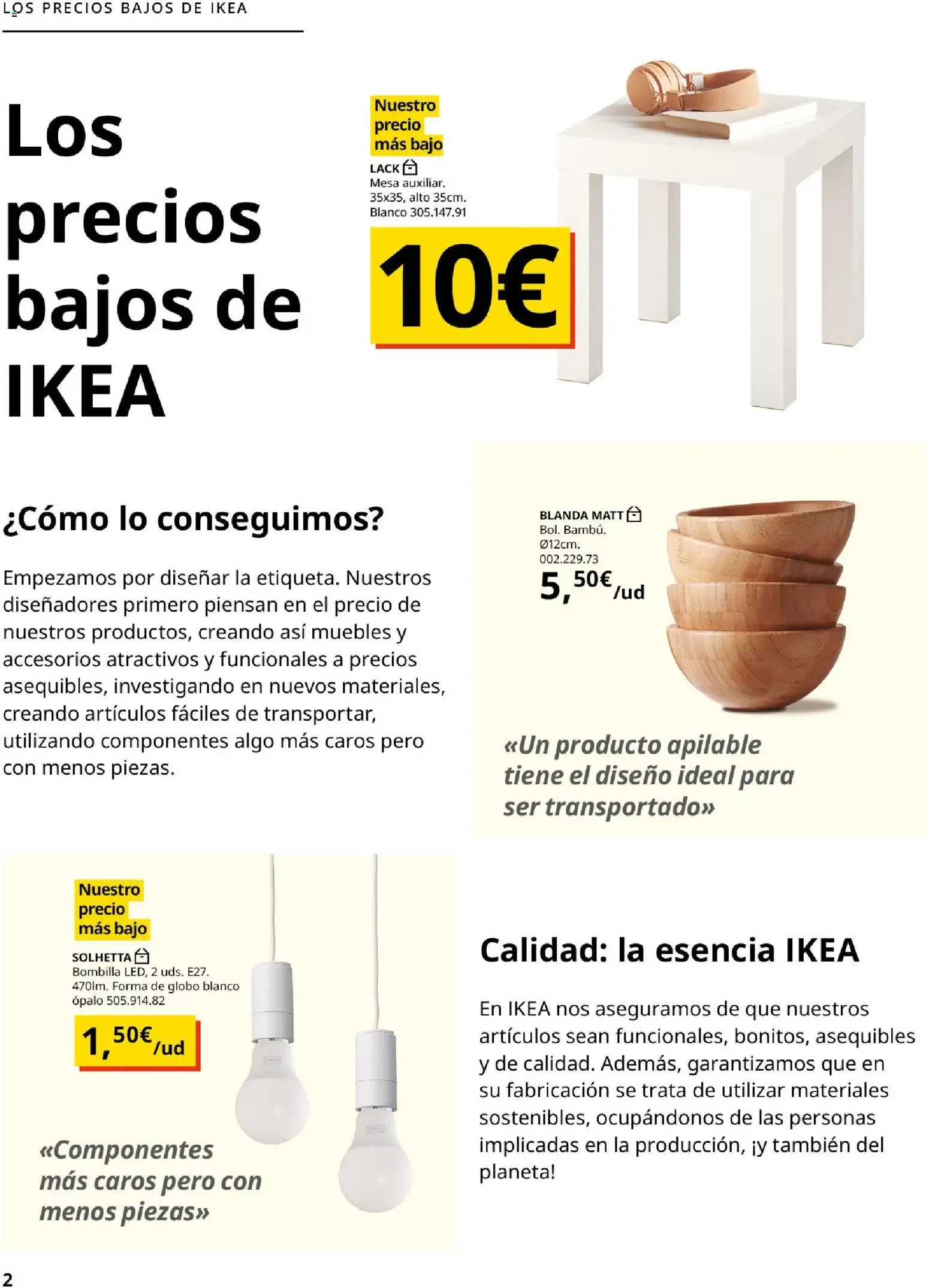 Catálogo de IKEA Precios Bajos 13 de abril al 31 de agosto 2026 - Página 2