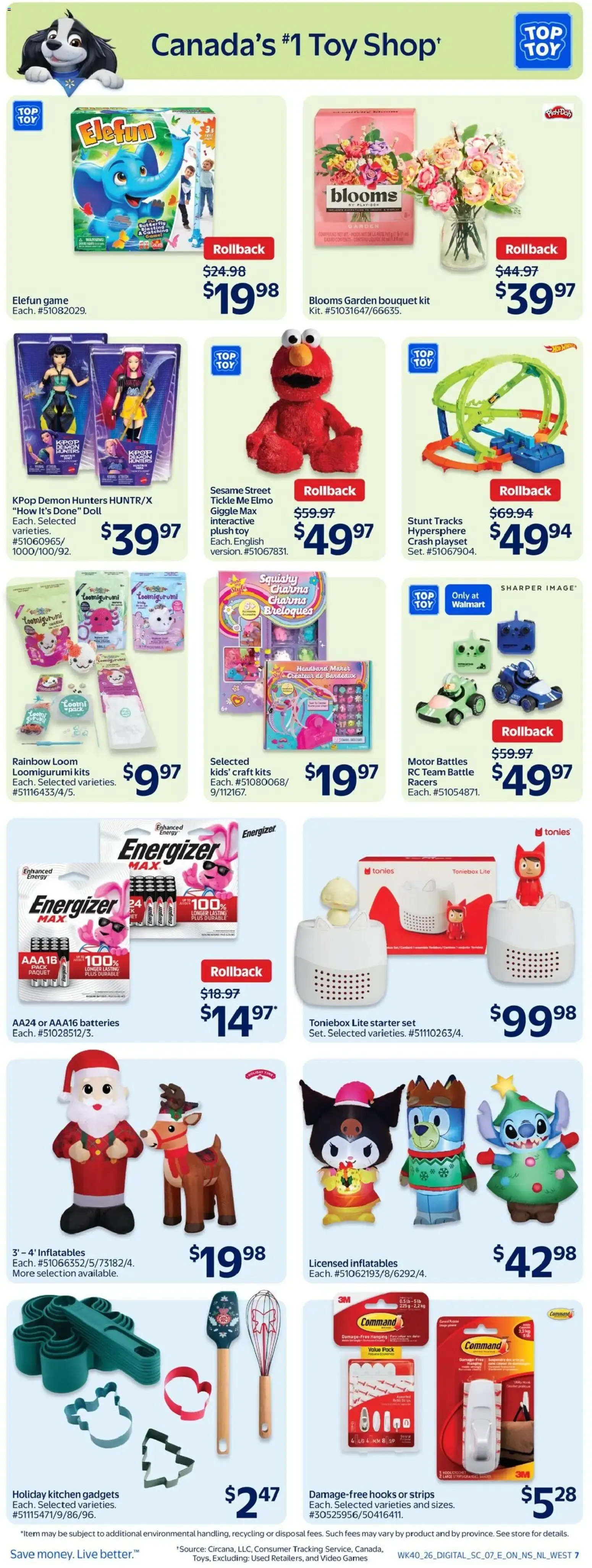 Walmart weekly flyer from Oct 29, 2026 > weekly specials & deals from October 29 to November 4 2026 - flyer page 10