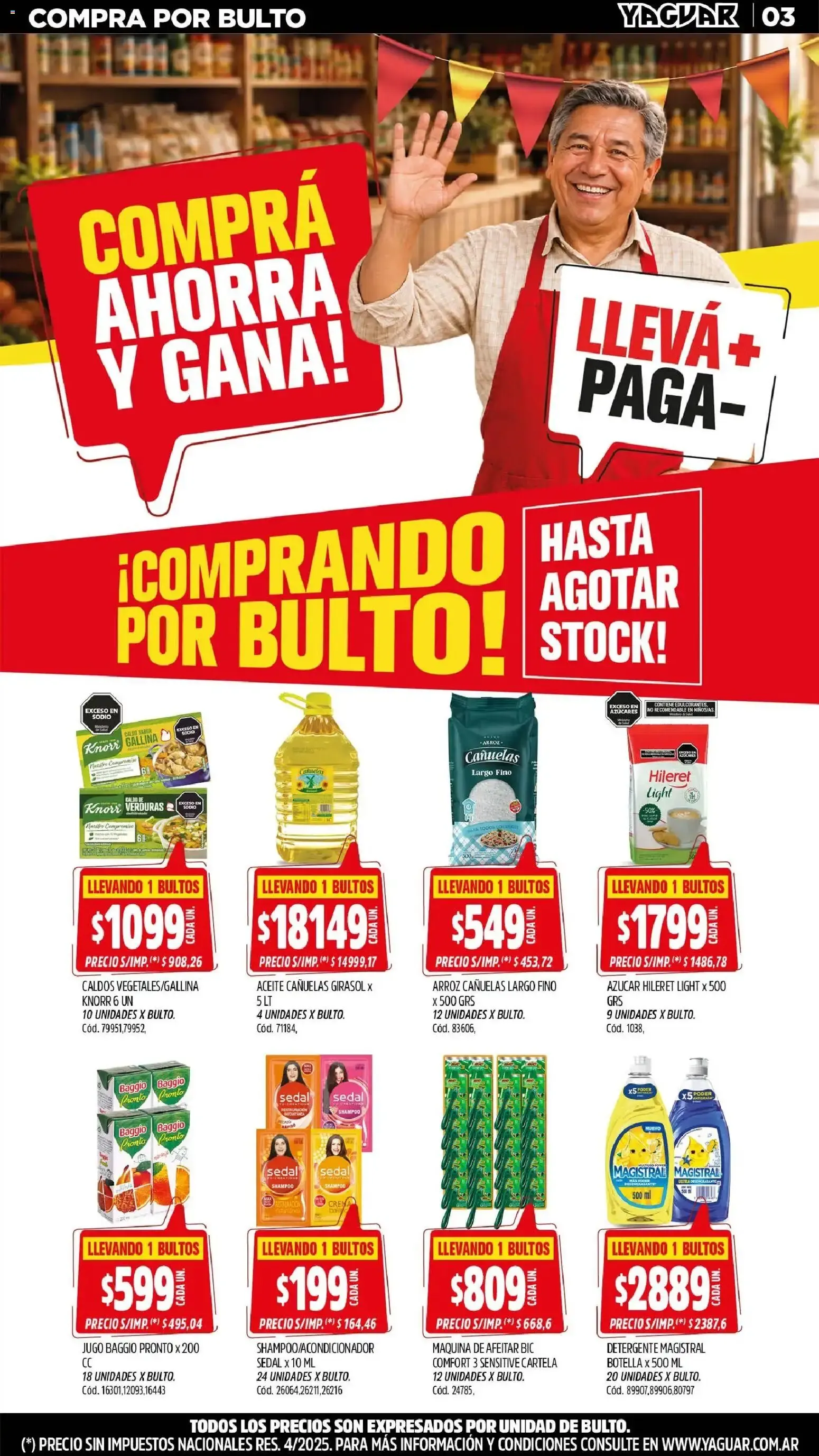 Ofertas de Mayorista Yaguar - Mes del Almacenero 31 de agosto al 5 de septiembre 2026 - Página 3 del catálogo