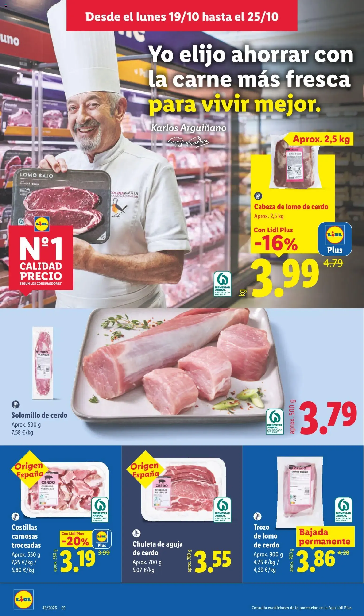Catálogo de Lidl: Ofertas de carne y otros productos 19 de octubre al 25 de octubre 2026 - Página 6