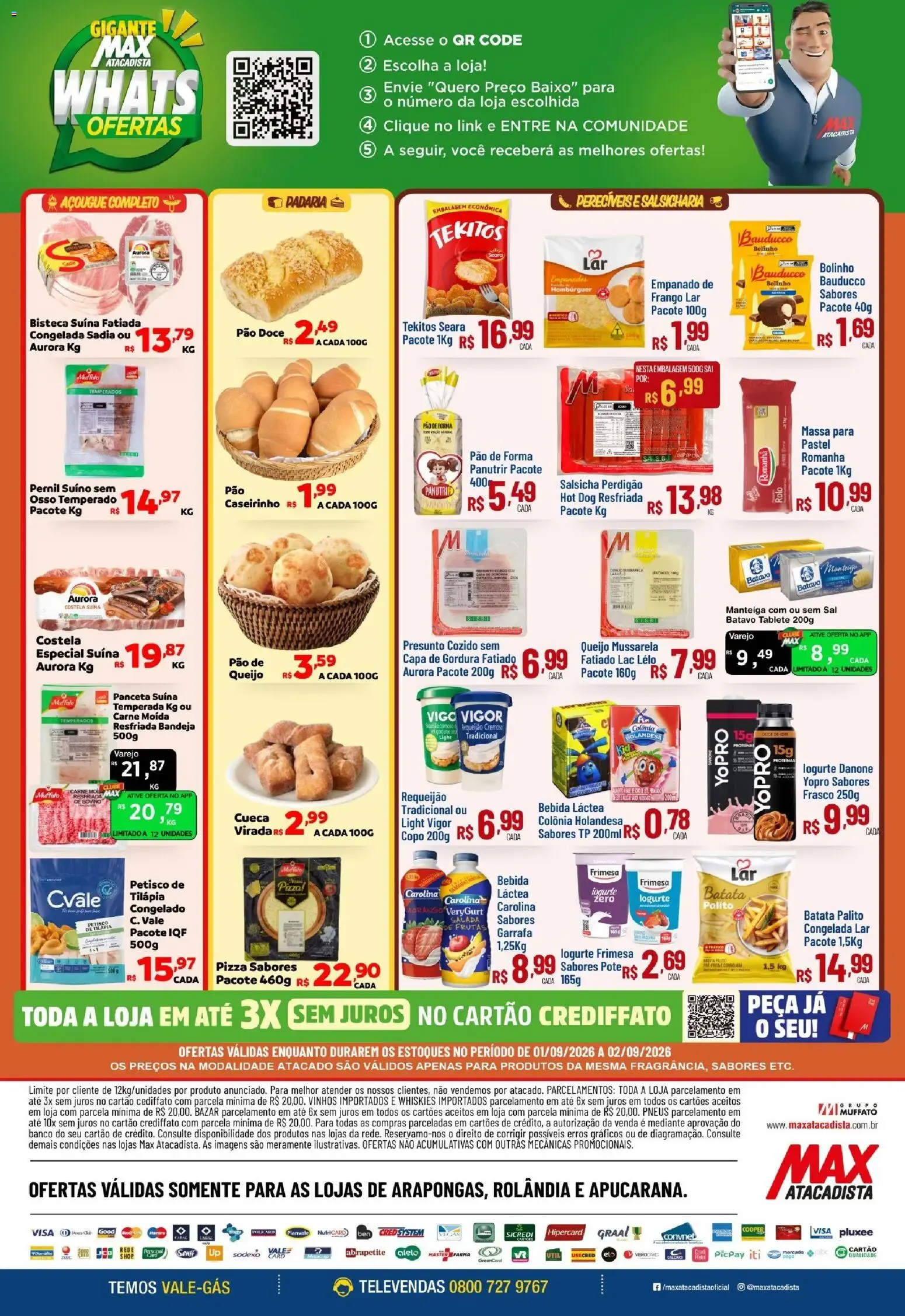 Encarte de Max Atacadista ofertas Feira de 01/09/2026 | Promoções Online 1 de setembro até 2 de setembro 2026 - Pagina 2