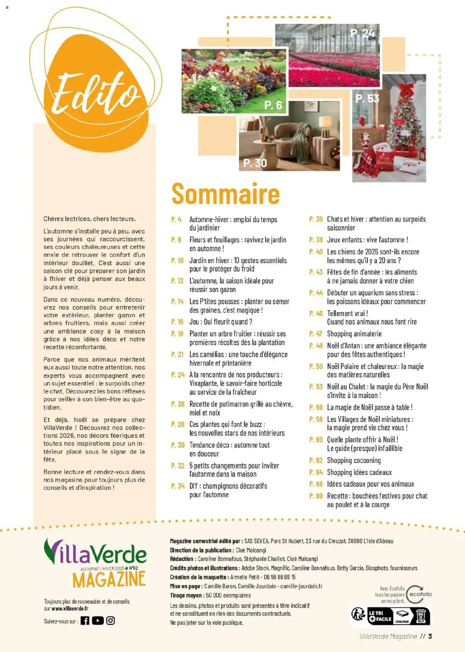 VillaVerde MAGAZINE Automne/Hiver 2026 du 30 septembre au 31 décembre 2026 - Catalogue page 3