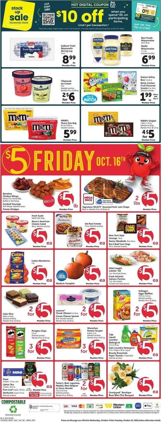 Weekly ad Safeway - Fuel-Up your Weekend! from October 14 to October 20 2026 - Page 4