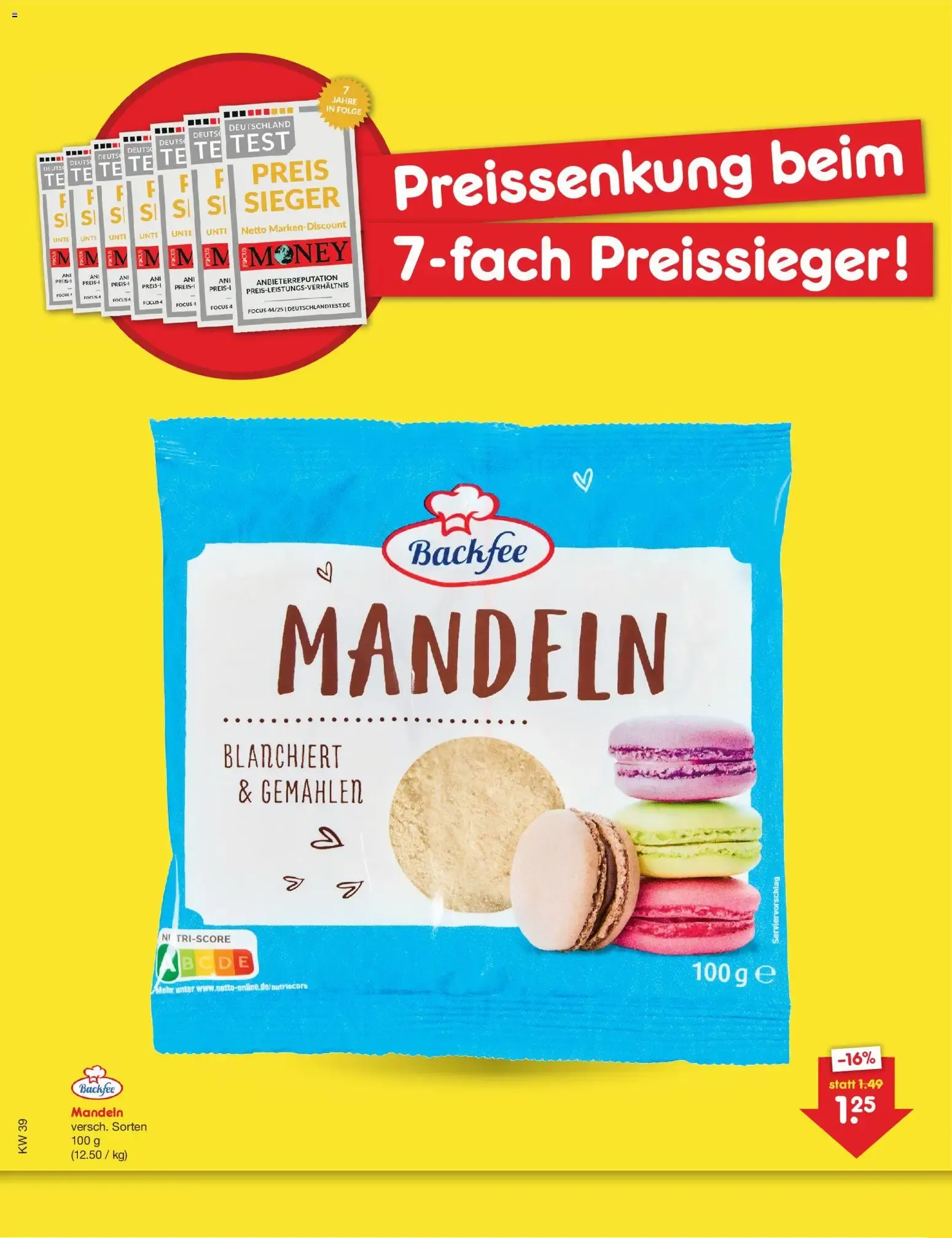 Preissenkung beim 7-fach Preissieger! von 23. September bis 29. September 2026 - Prospekt seite 1