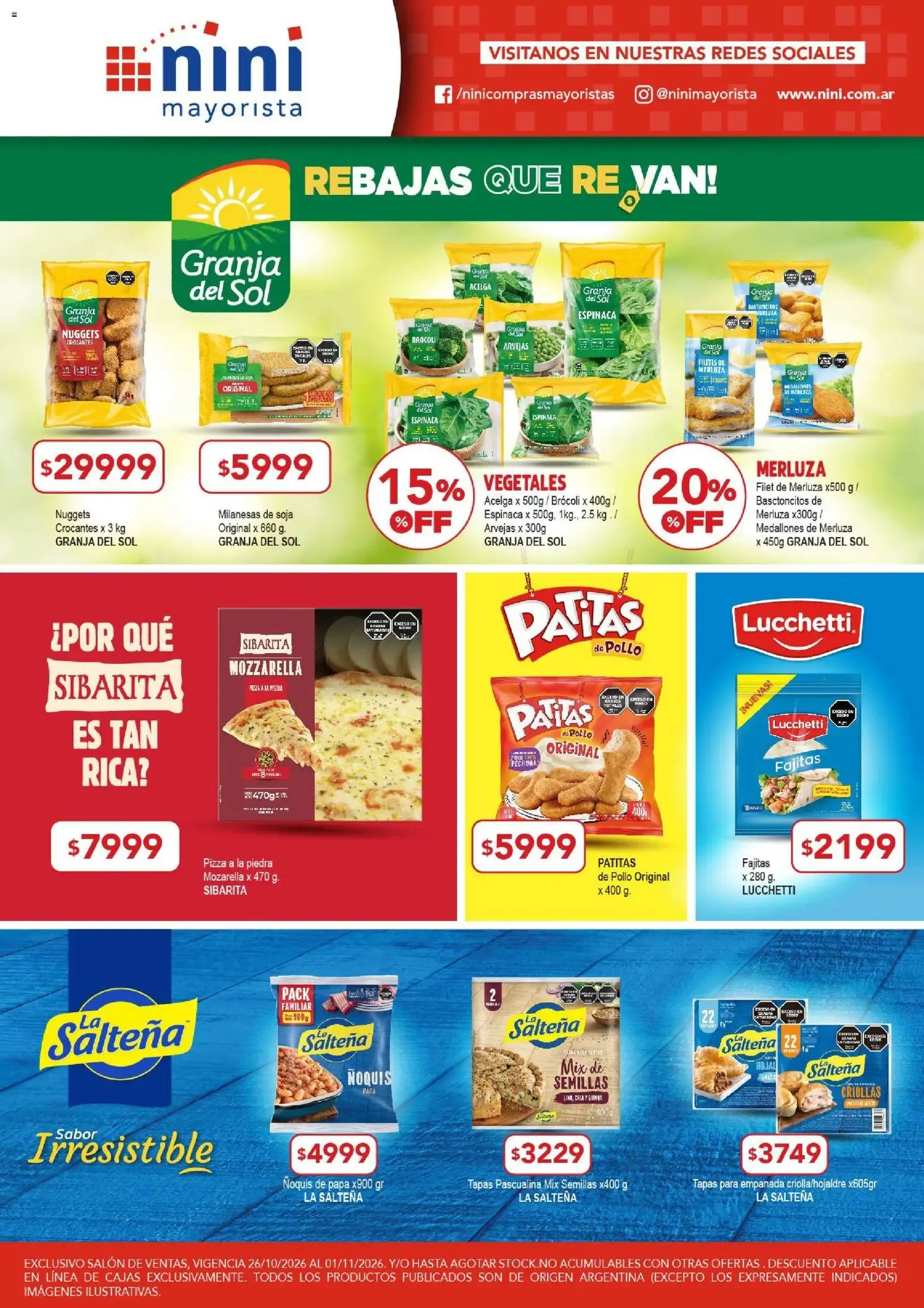 Ofertas de NINI Mayorista catálogo del 26/10/2026 - 01/11/2026 26 de octubre al 1 de noviembre 2026 - Página 42 del catálogo