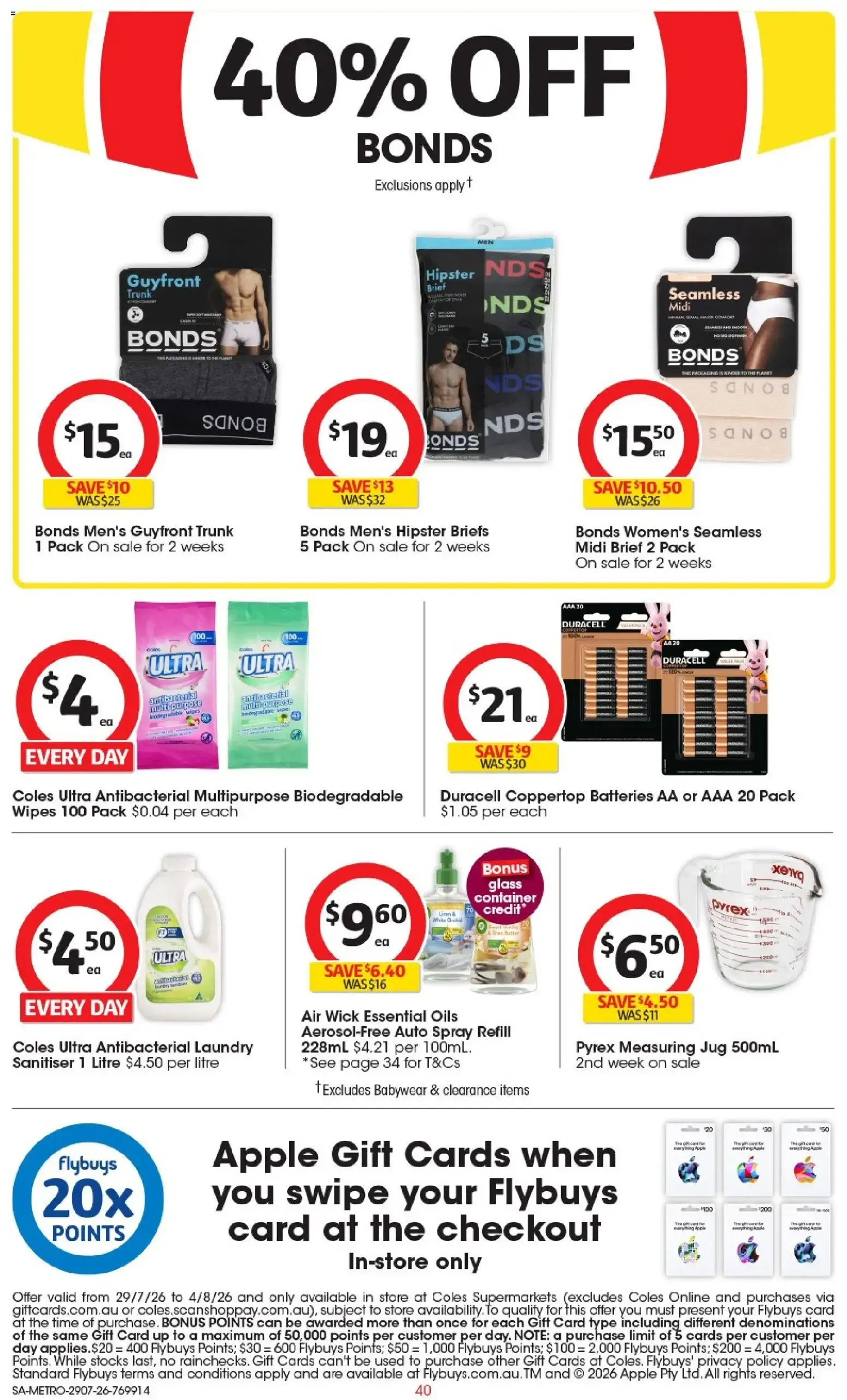 Coles catalogue valid from 29/07/2026 > Online Australia - Catalogue valid from 29 July to 4 August 2026 - page 40
