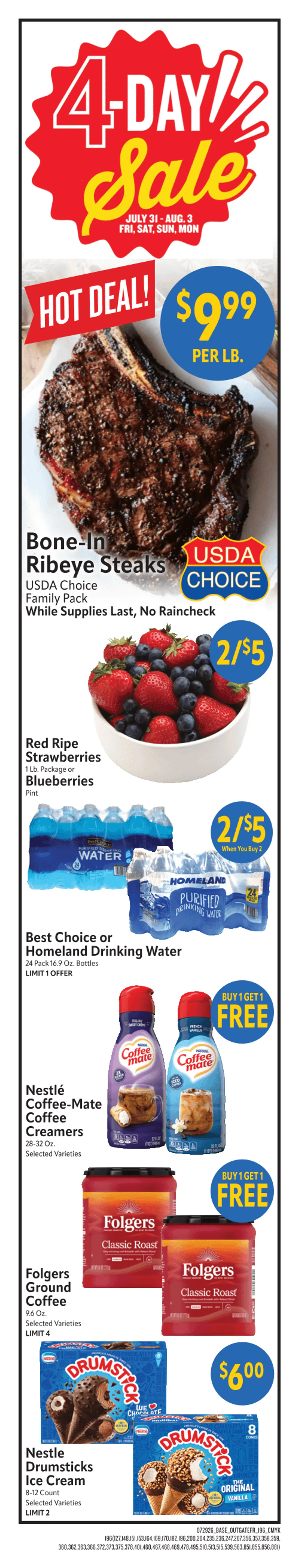 Weekly ad Current Homeland Stores leaflet valid from Wednesday 07/29/2026 to Tuesday 08/04/2026 from July 29 to August 4 2026 - Page 3