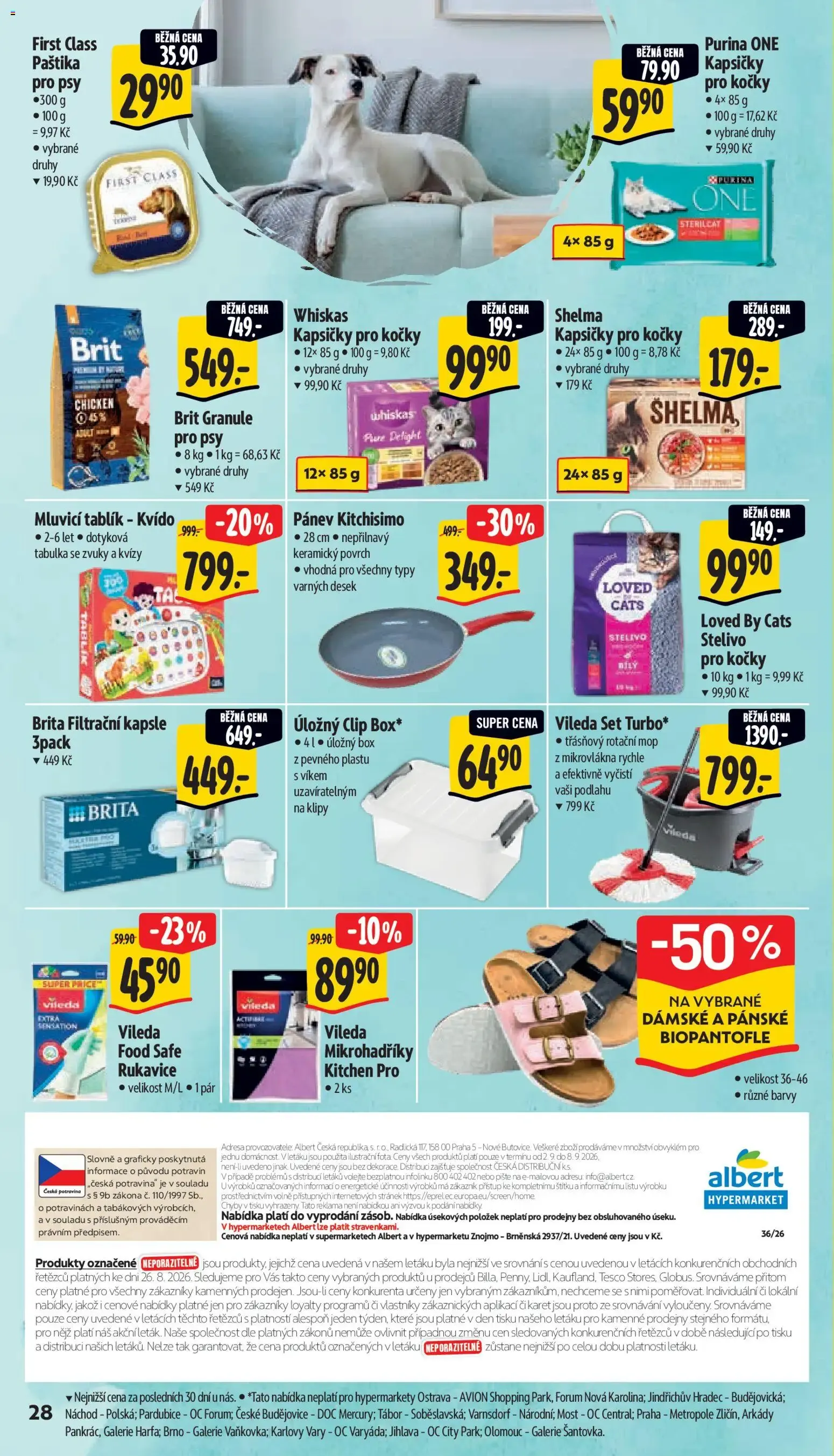 Albert leták - Hypermarket od 02.09.2026 - Akční leták - 2. září 8. září 2026 - Page 36