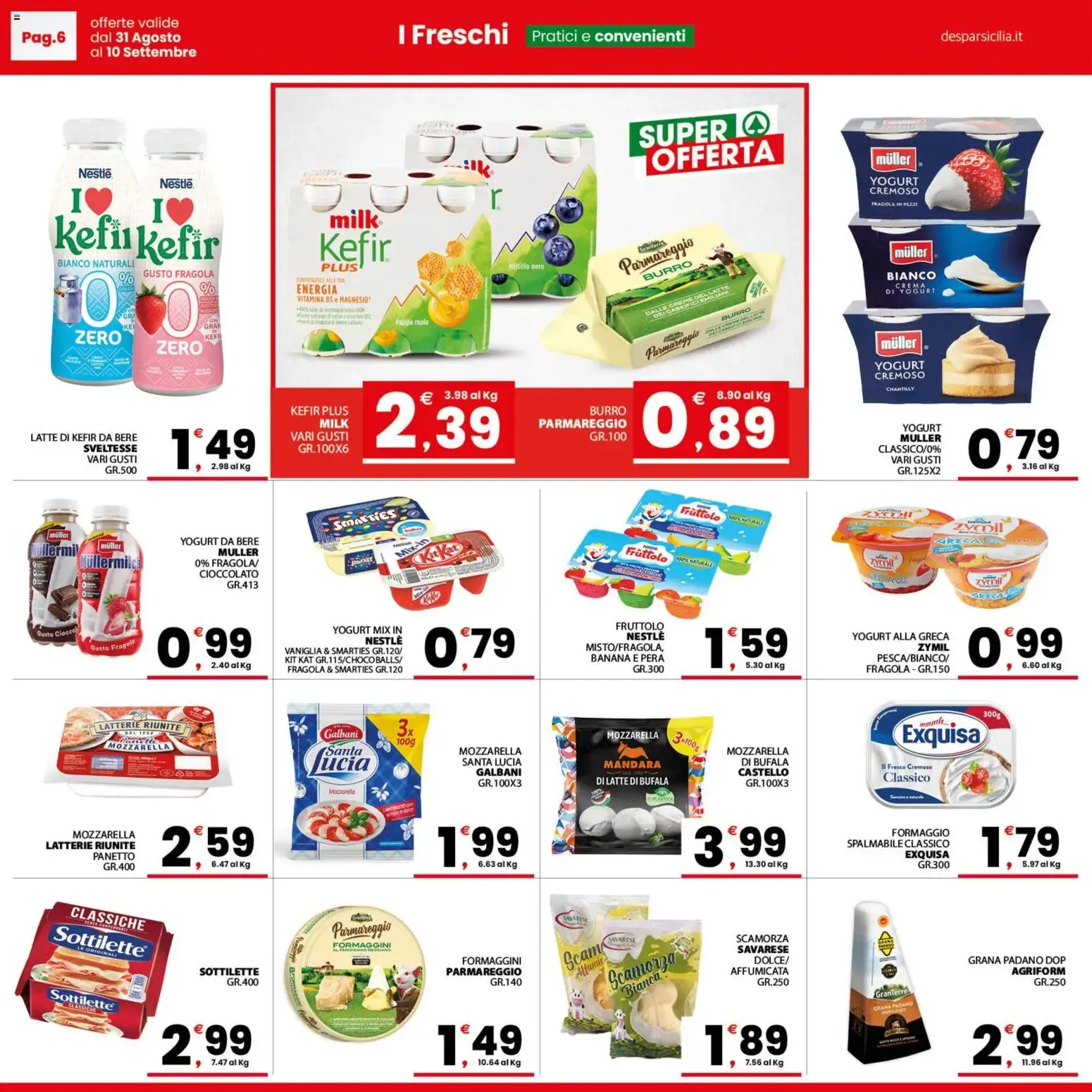 Nuovo Despar volantino Sicilia dal 31/08/2026 > offerte anteprima 🛍️ da 31 agosto a 10 settembre di 2026 - Pagina del volantino 6