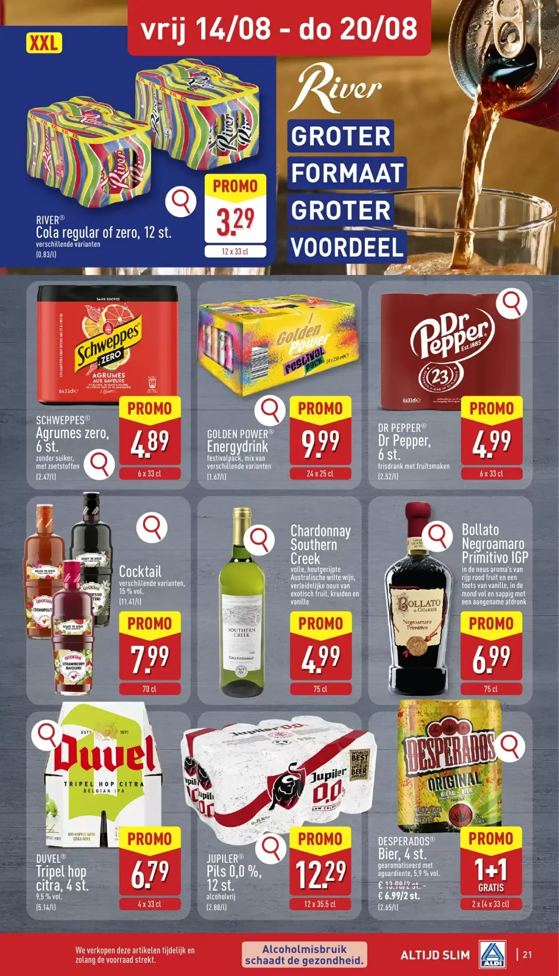 ALDI Folder ma 10/08 t.e.m. vrij 14/08 van 10 augustus tot 14 augustus 2026 - folder pagina 21