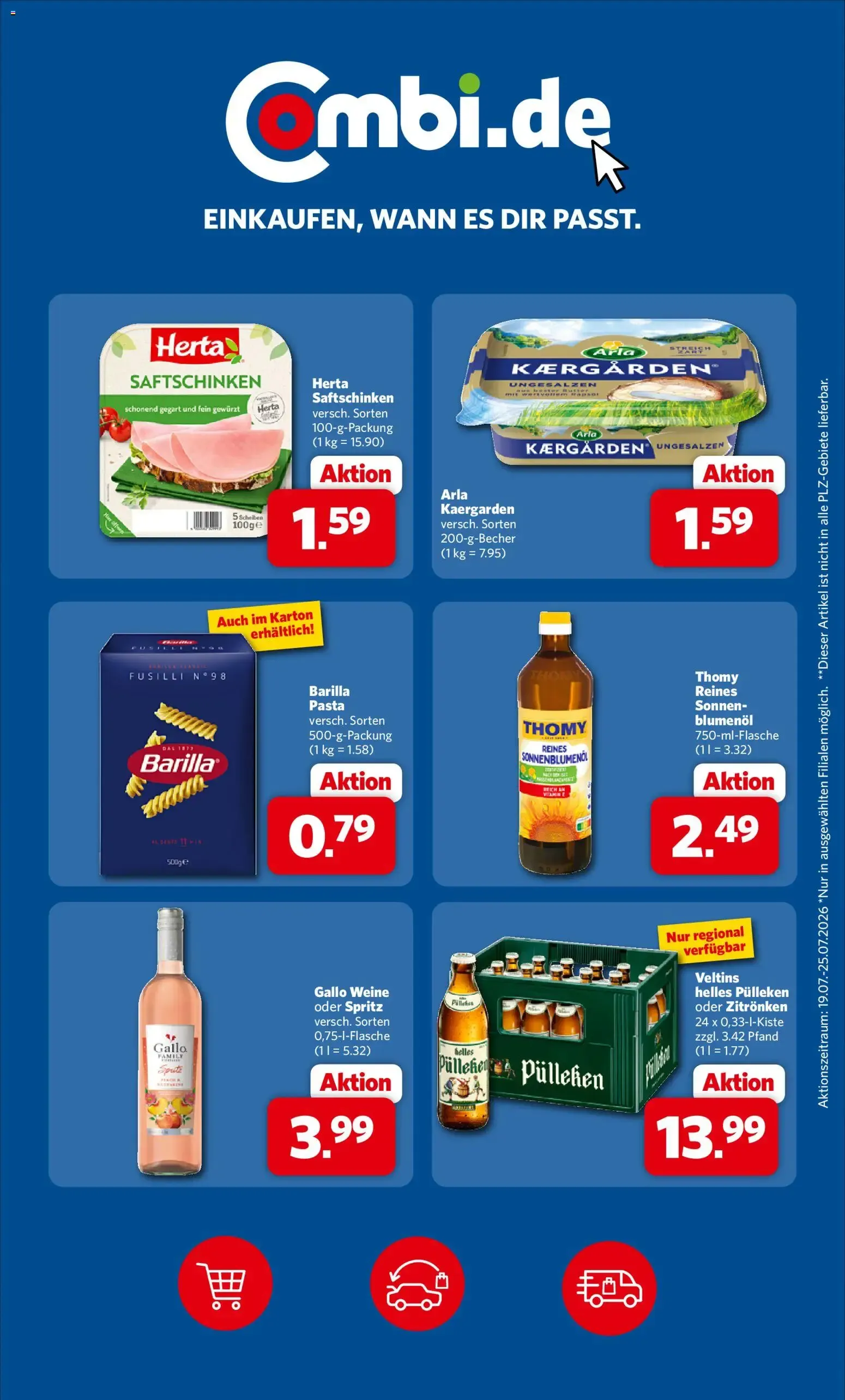 Combi Wochenknaller (ab 19.07.2026) zum Blättern von 19. Juli bis 25. Juli 2026 - Prospekt seite 2