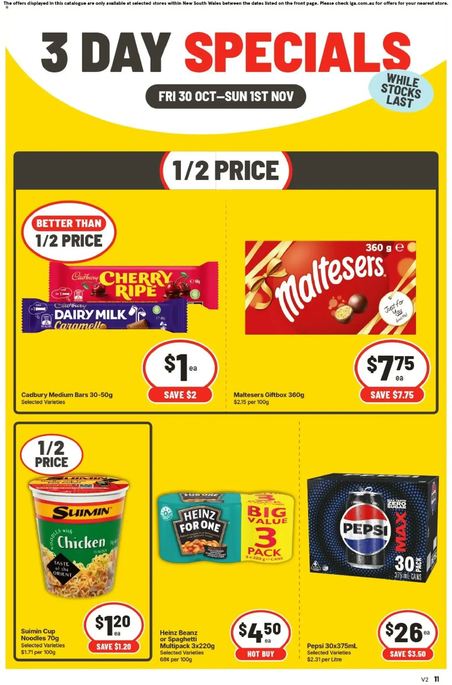 3 DAY SPECIALS - Catalogue valid from 30 October to 1 November 2026 - page 3