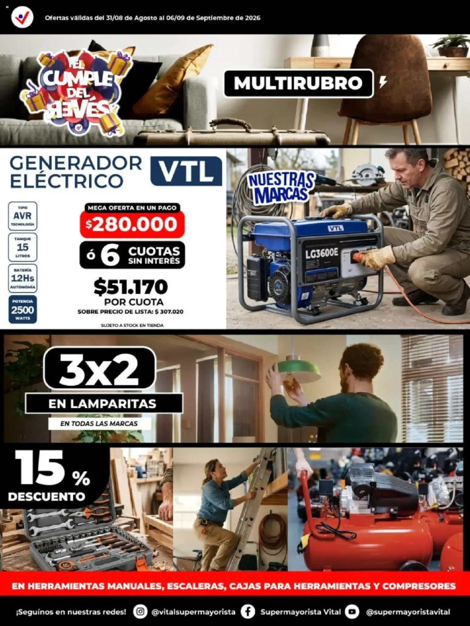 Ofertas de Vital - Especial de nonfood || del 31/08/2026 - 06/09/2026 || Catálogo 31 de agosto al 6 de septiembre 2026 - Página 6 del catálogo