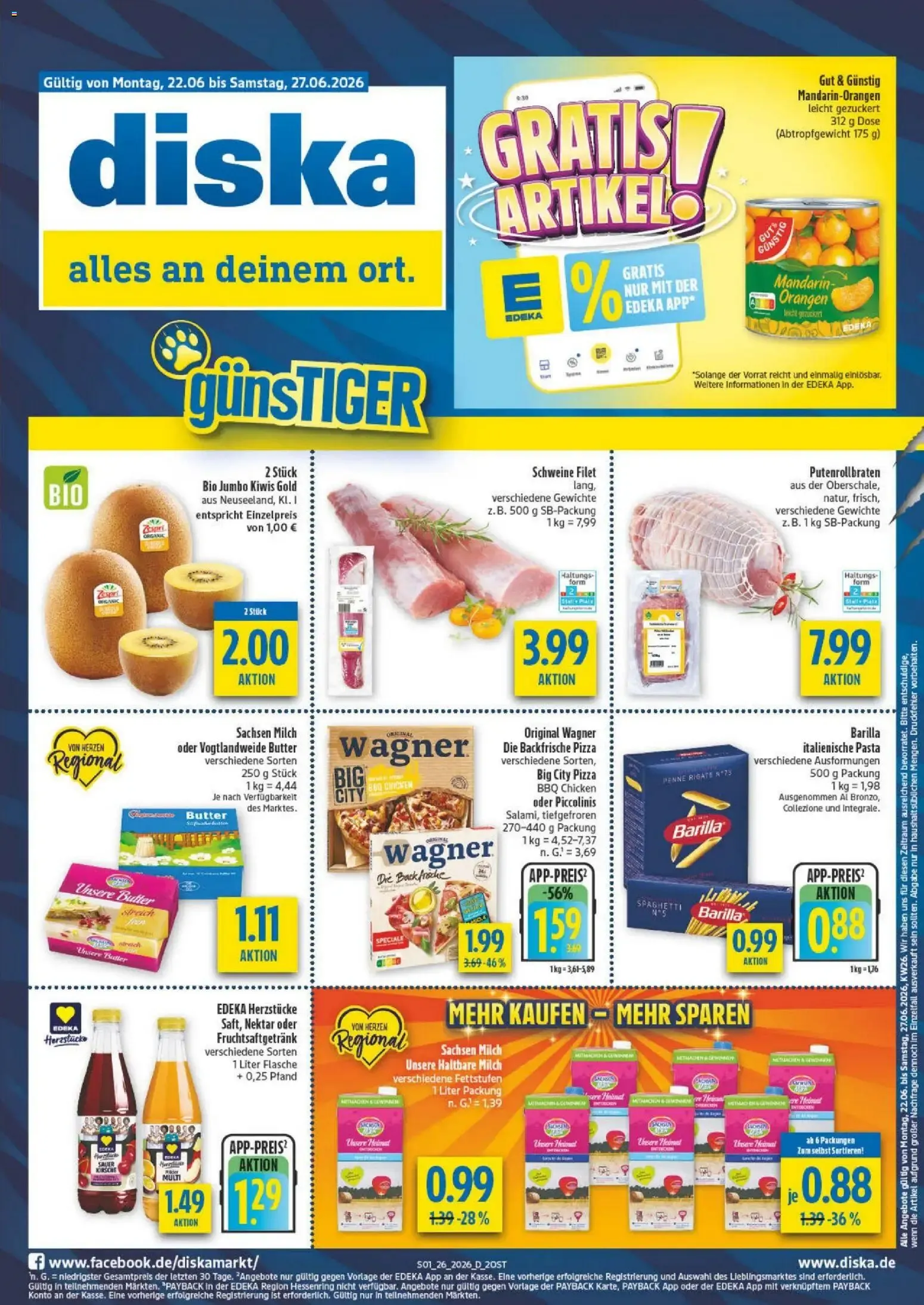 Diska - 1700 Artículos con Precio Reducido von 22. Juni bis 27. Juni 2026 - Prospekt seite 3