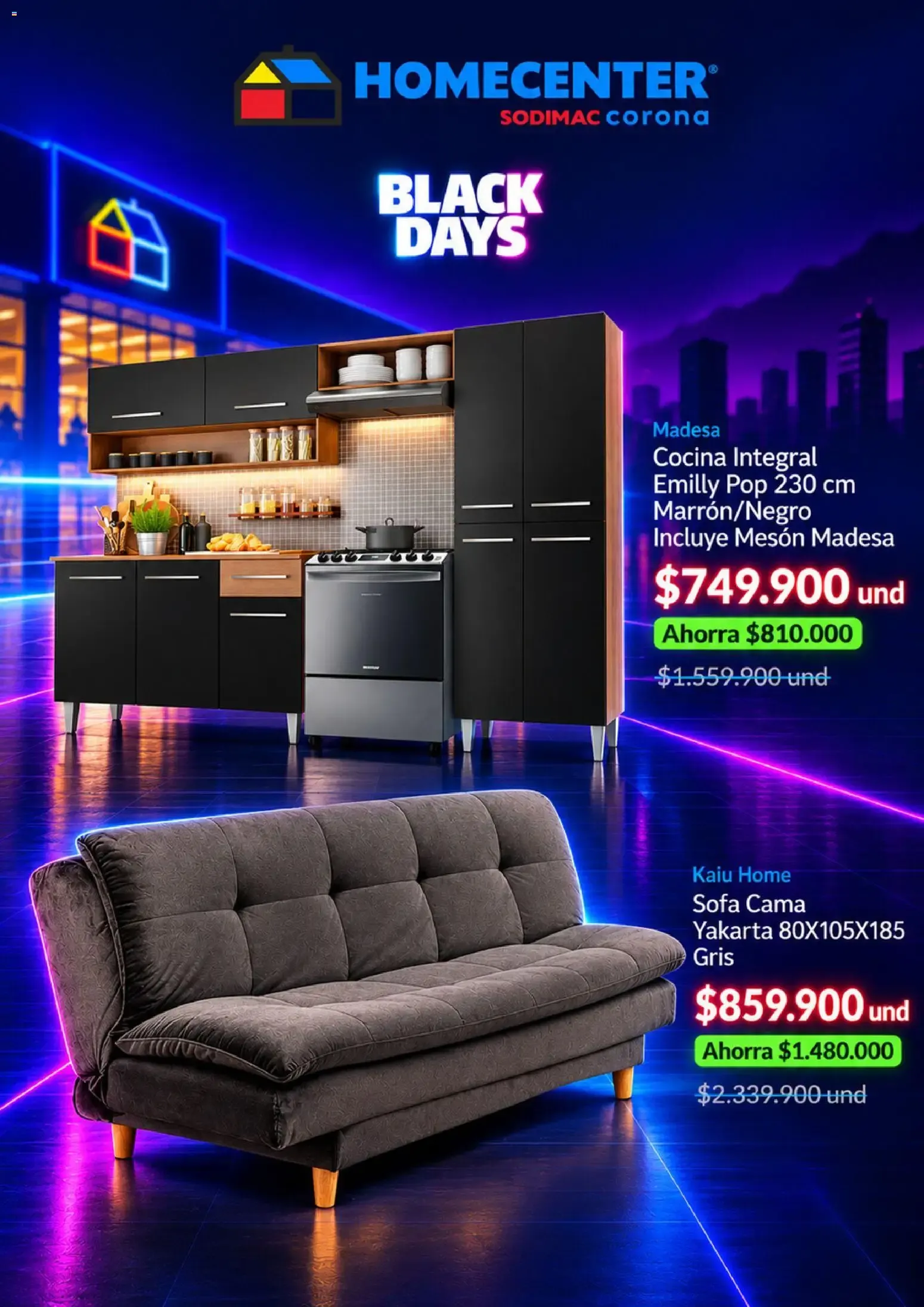 Catalogo de HOMECENTER BLACK DAYS 28 de octubre al 2 de diciembre 2026 - Pag 3