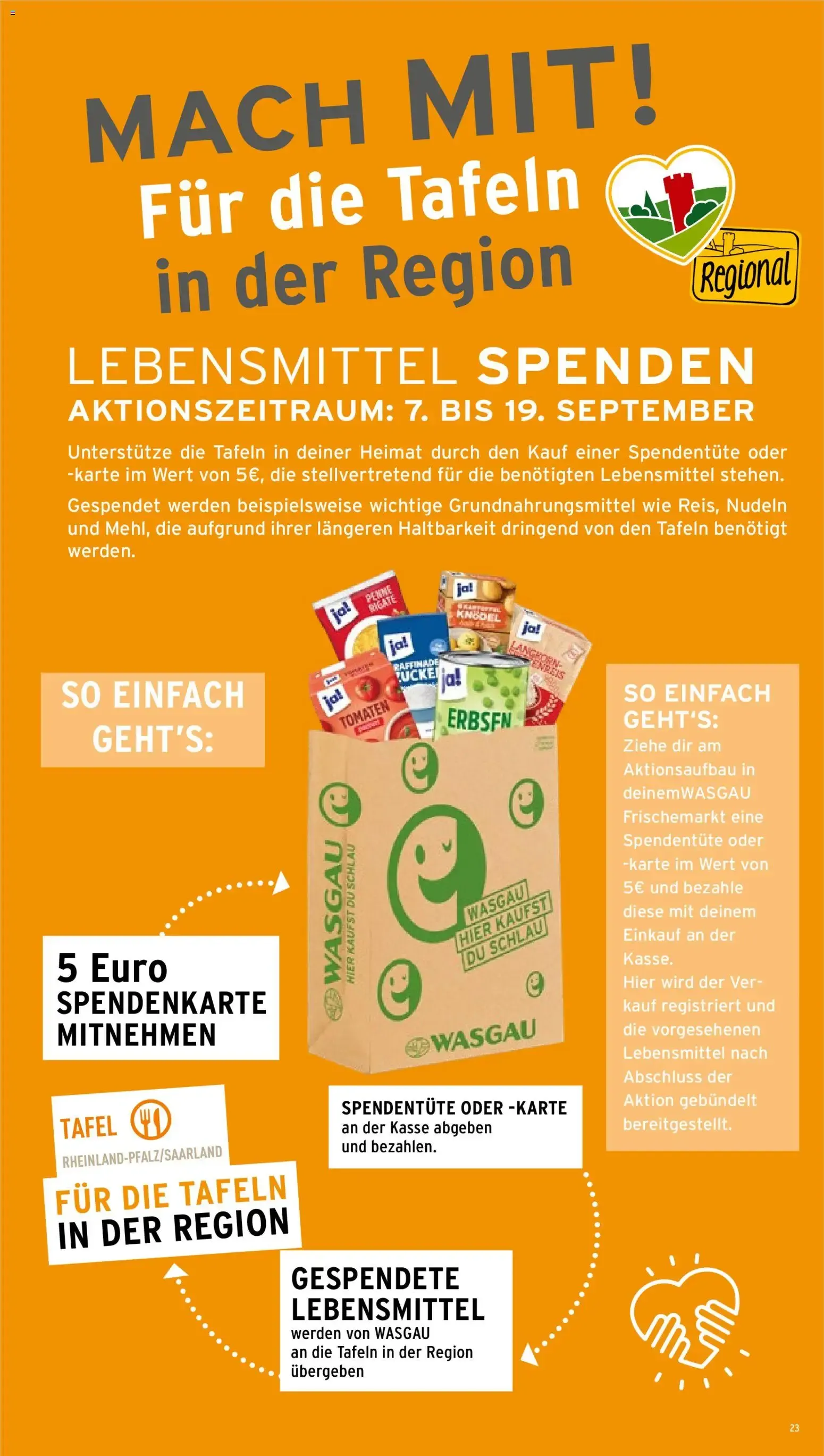 Wasgau Prospekt (ab 07.09.2026) zum Blättern von 7. September bis 12. September 2026 - Prospekt seite 23