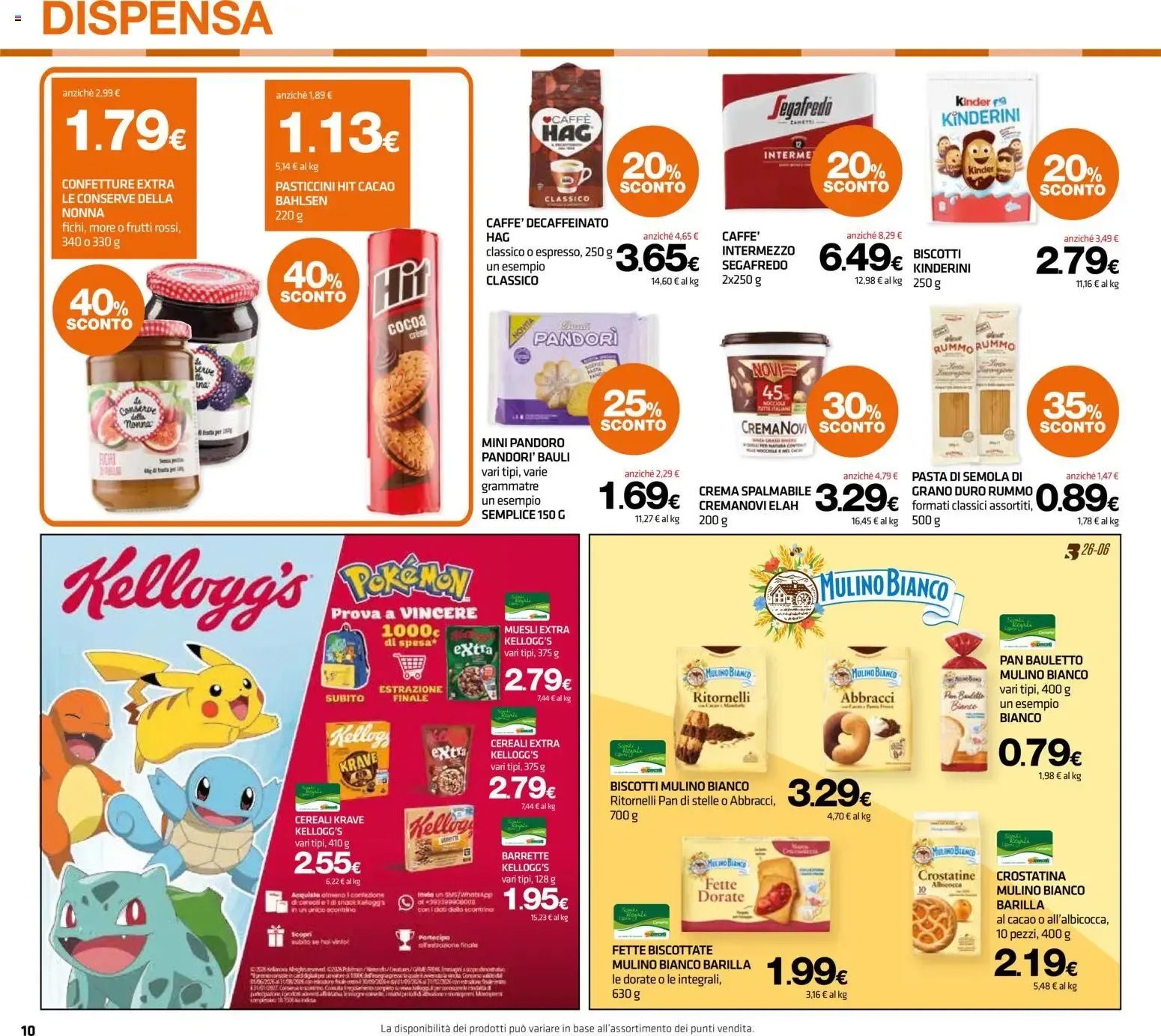 Superconti volantino dal 30/07/2026 - online Offerte da 30 luglio a 12 agosto di 2026 - Pagina del volantino 10