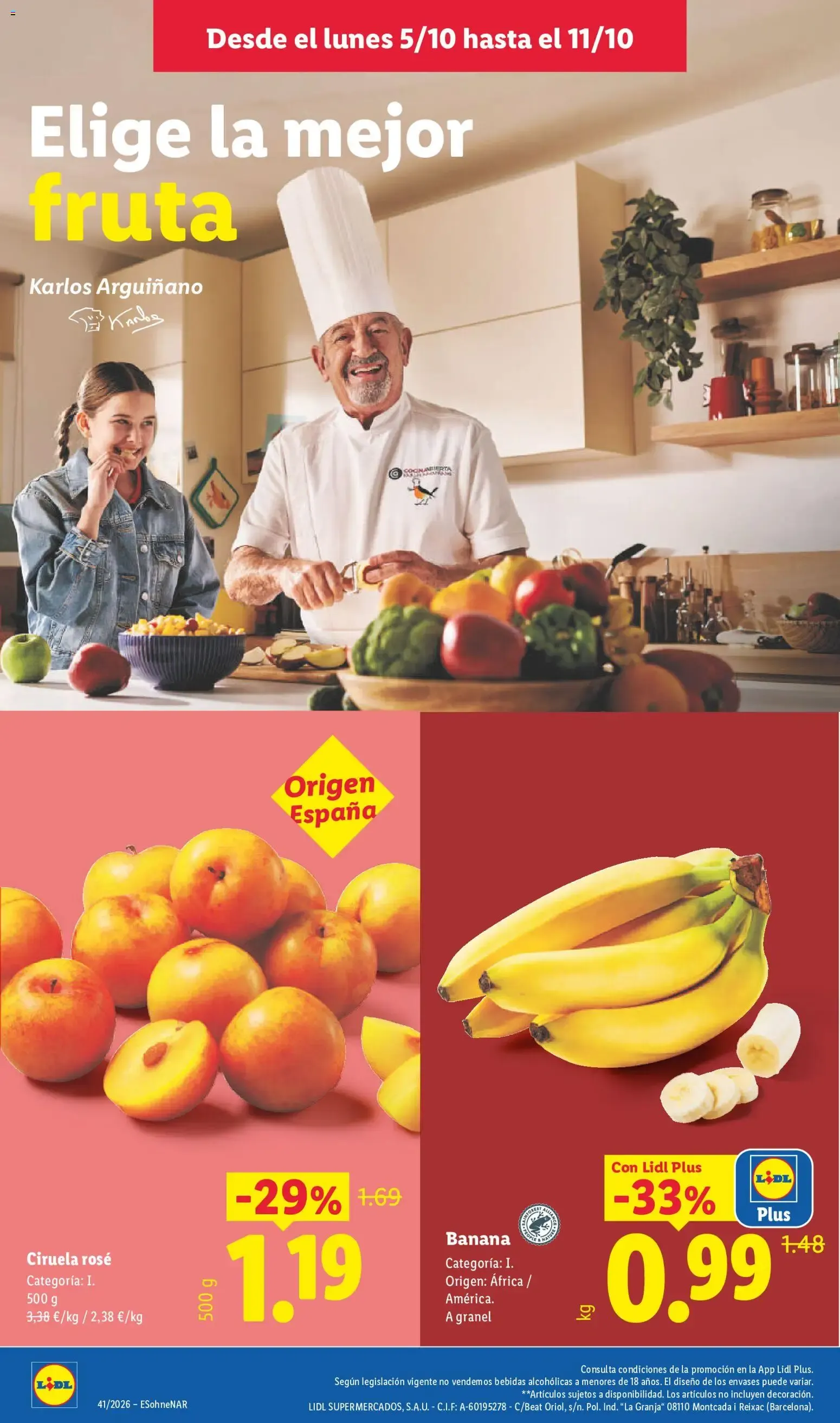 Catálogo de Lidl folleto del 05/10/2026 | Ofertas 5 de octubre al 11 de octubre 2026 - Página 2