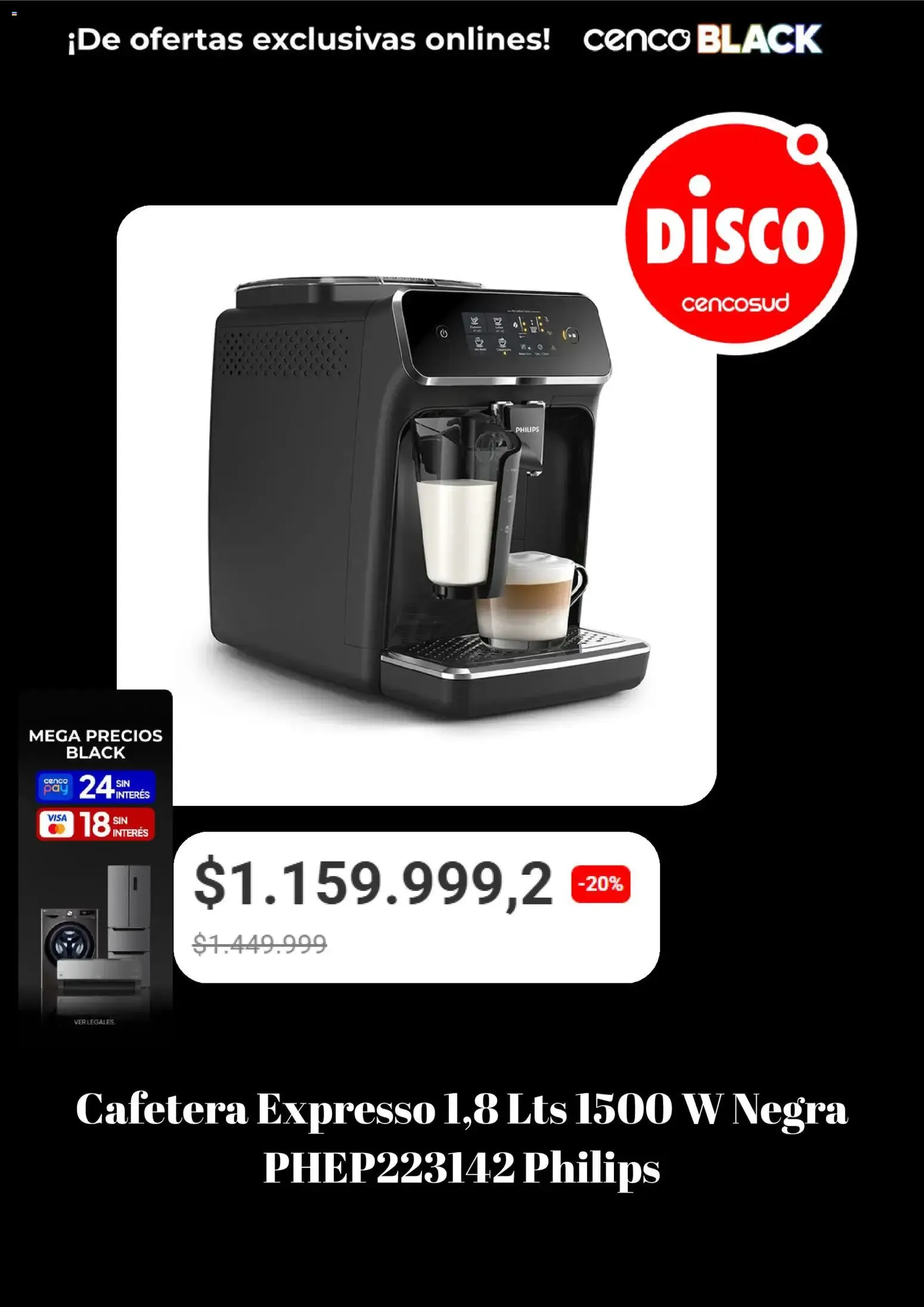 Ofertas de Disco - Cenco Black del 28/09/2026 - 04/10/2026 28 de septiembre al 4 de octubre 2026 - Página 3 del catálogo