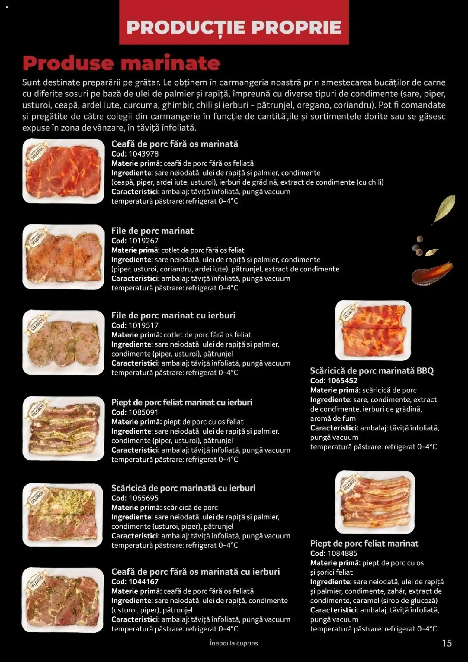 Catalog Selgros Catalog Carne de la 25 martie până la 31 martie 2027 - Revista Pagina 15