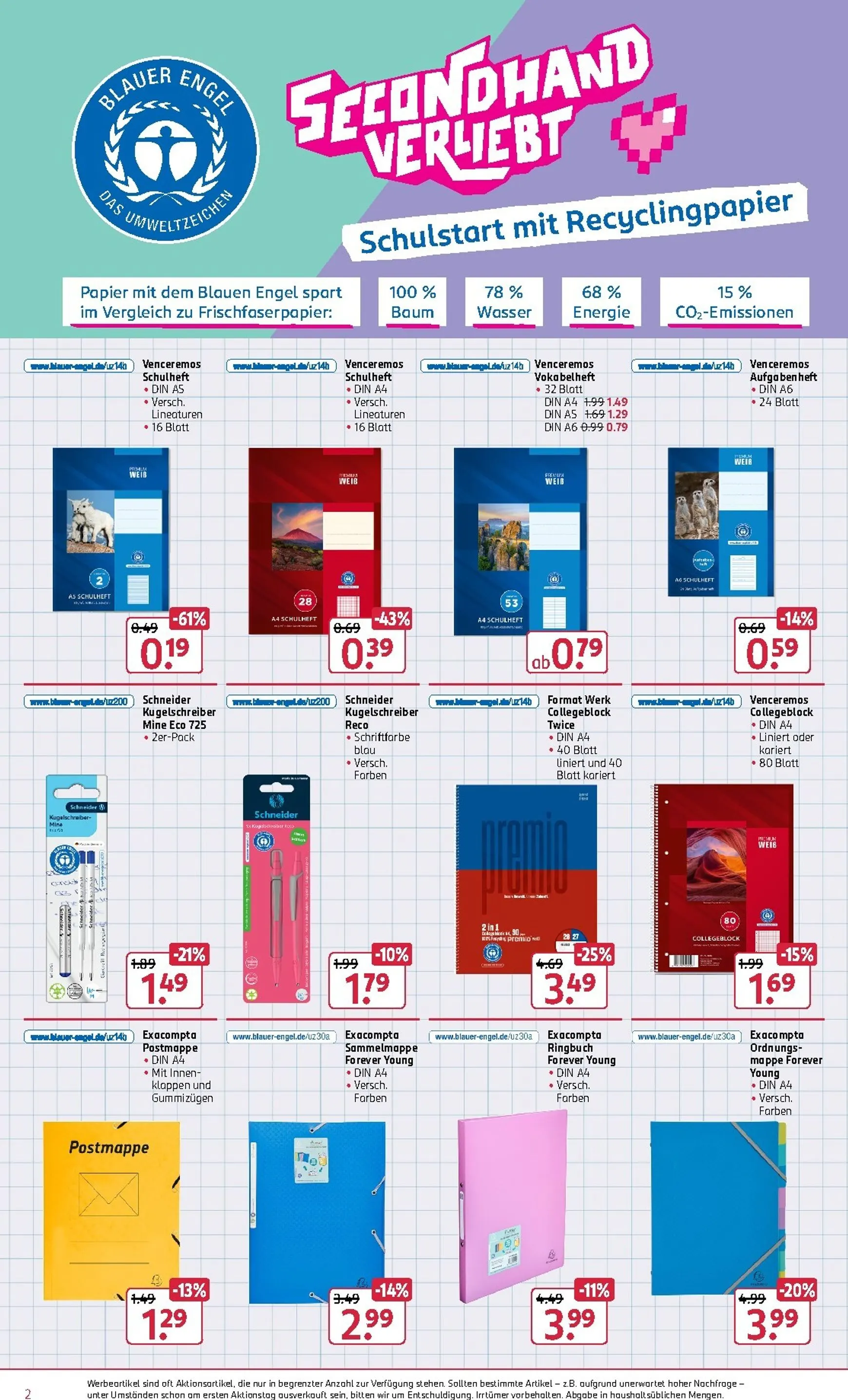 ROSSMANN - Schul-aktion und Spielwaren Angebote von 29. Juni bis 25. August 2026 - Prospekt seite 2