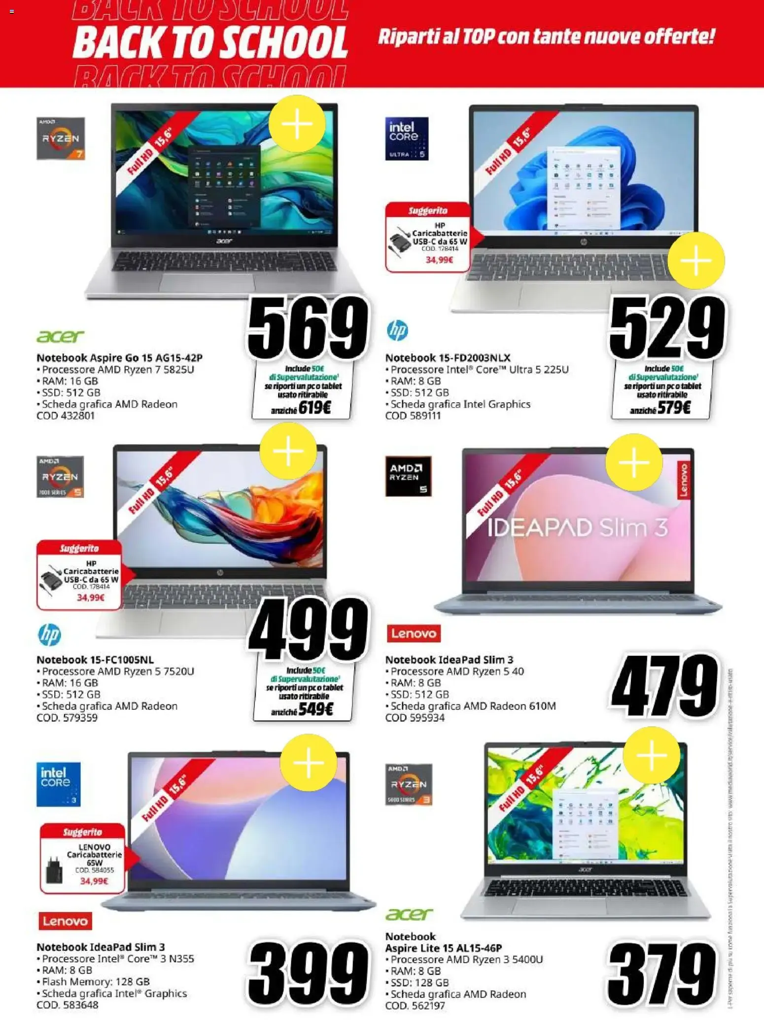 Media World: BACK TO SCHOOL - Ofertas de regreso a clases da 1 settembre a 13 settembre di 2026 - Pagina del volantino 8