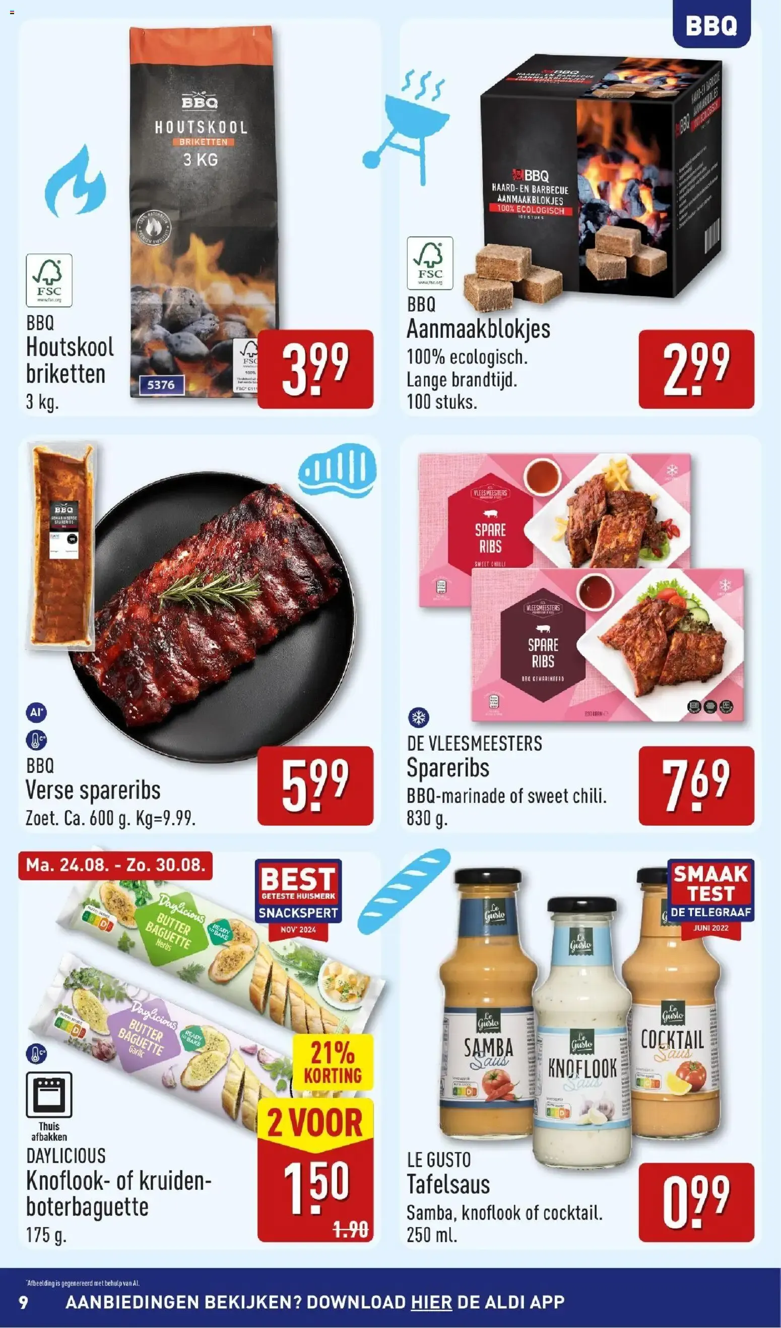 Aldi: Inspiración Veraniega para BBQ van 24 augustus tot 30 augustus 2026 - Folder pagina 9