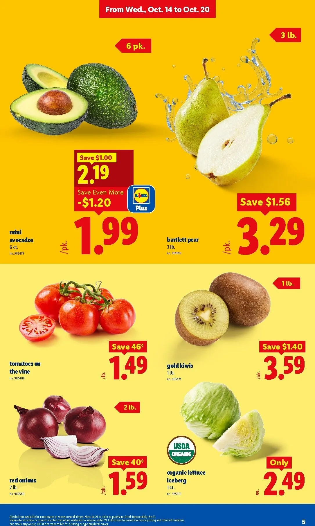 Weekly ad Current Lidl leaflet valid from Wednesday 10/14/2026 to Tuesday 10/20/2026 from October 14 to October 20 2026 - Page 5