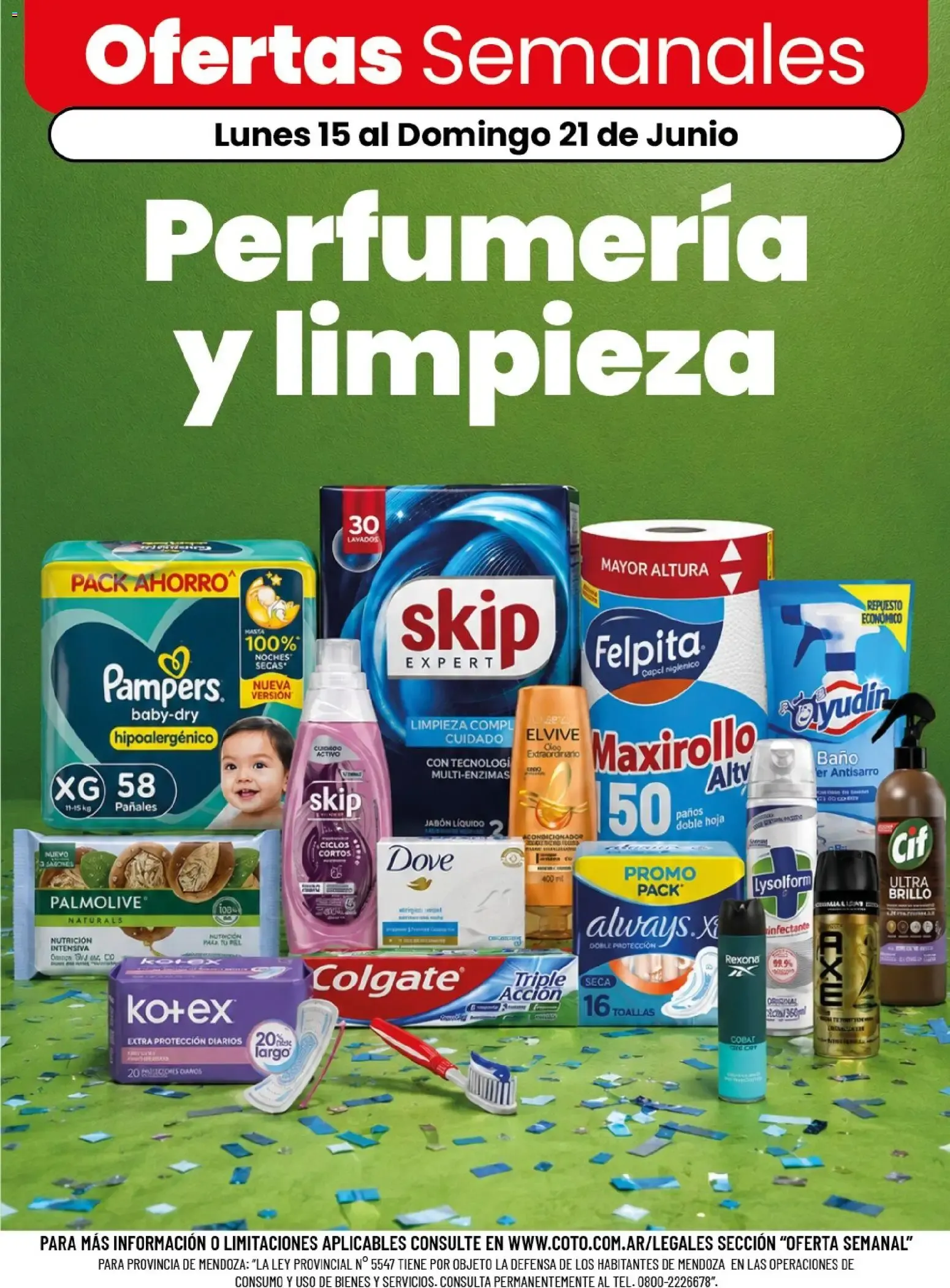 Ofertas de Ofertas Semanales Perfumería y limpieza 15 de junio al 21 de junio 2026 - Página 1 del catálogo