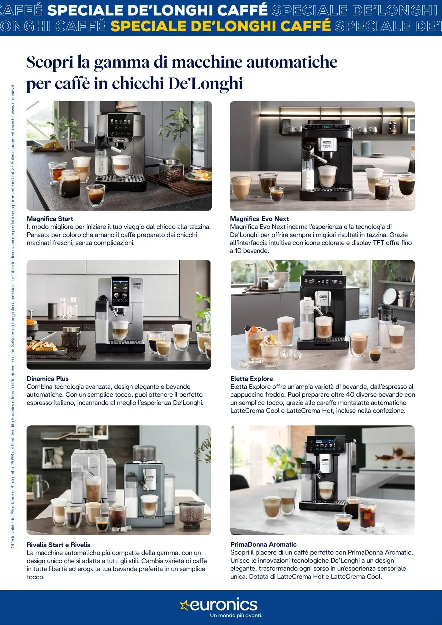 Euronics Tech Tech Speciale De'Longhi Caffè Rivelia da 25 ottobre a 31 dicembre di 2026 - Pagina del volantino 8