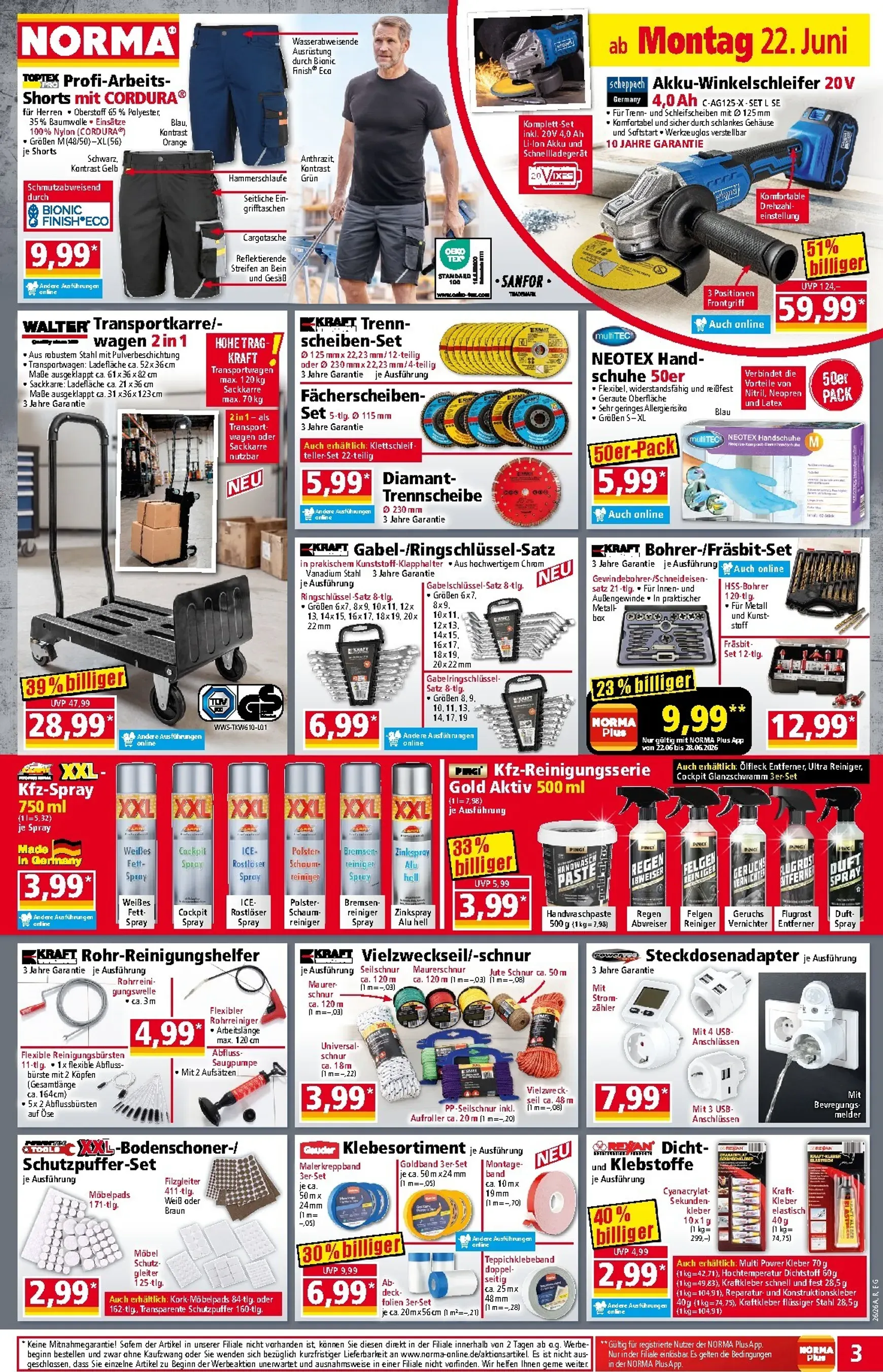 Norma Prospekt nächste Woche – von Montag 22.06.2026 bis Samstag 27.06.2026 von 22. Juni bis 27. Juni 2026 - Prospekt seite 3