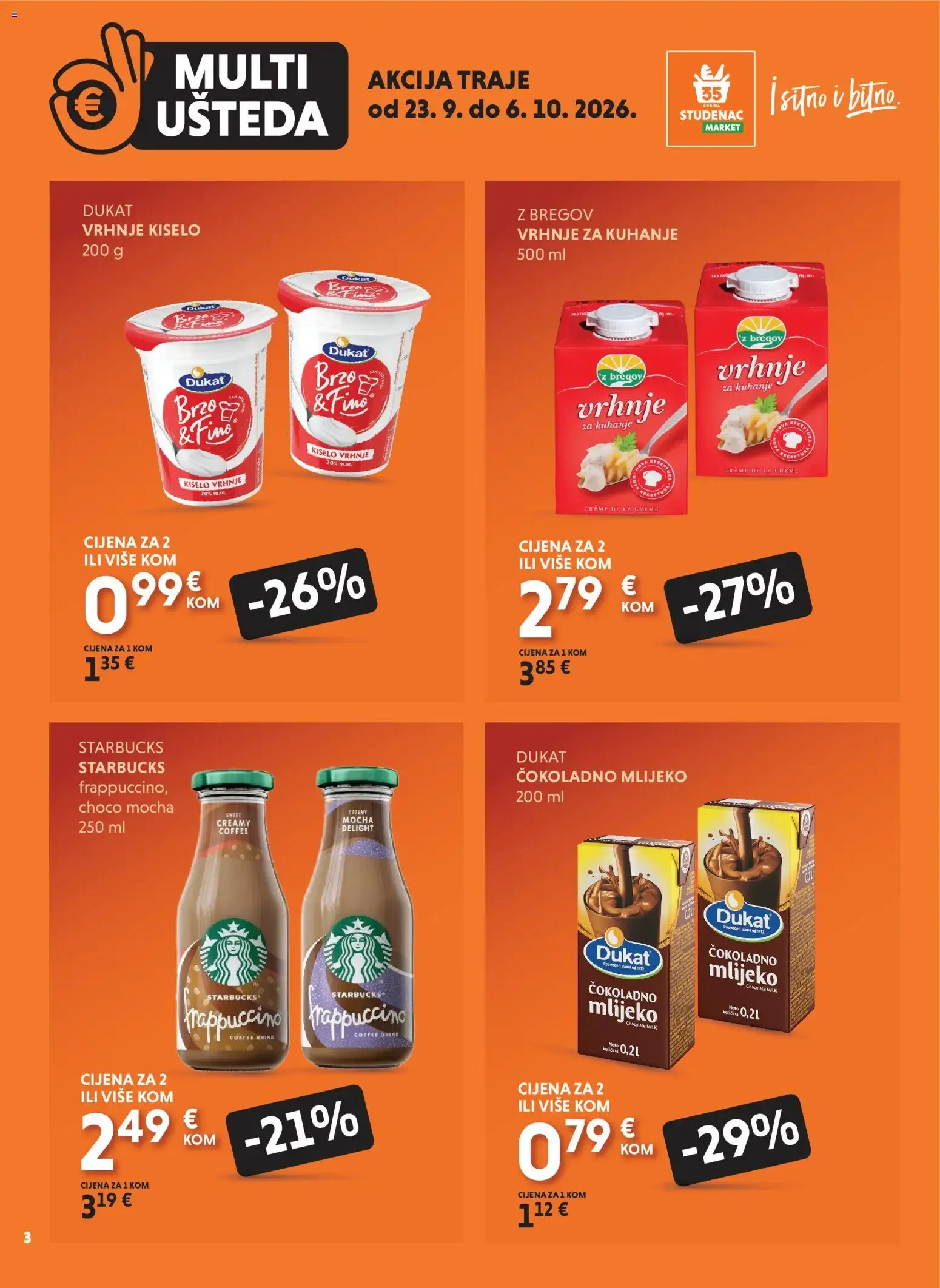 Katalog Multi Ušteda od 23. rujna do 6. listopada 2026. - Pregled Stranica 3