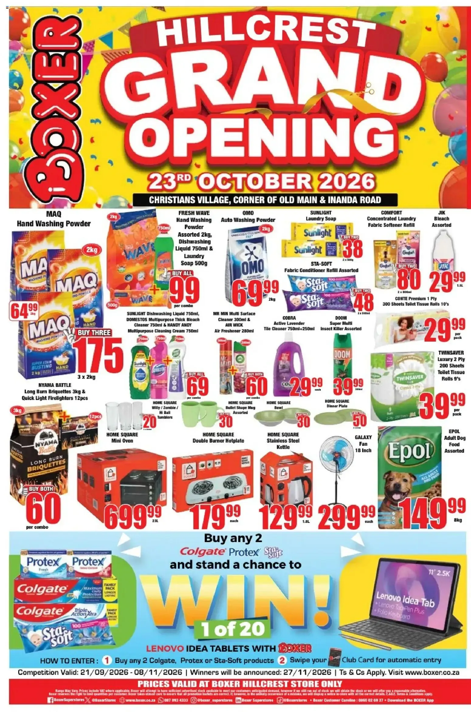 Boxer Hillcrest Grand Opening (23/10/2026 - 08/11/2026) Online from 23 October to 8 November 2026 - Catalogue Page 12