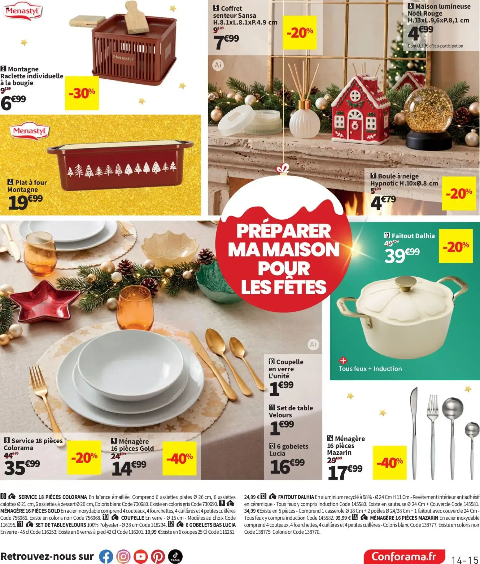 Conforama - Promos de Noël du 27 octobre au 25 décembre 2026 - Catalogue page 15