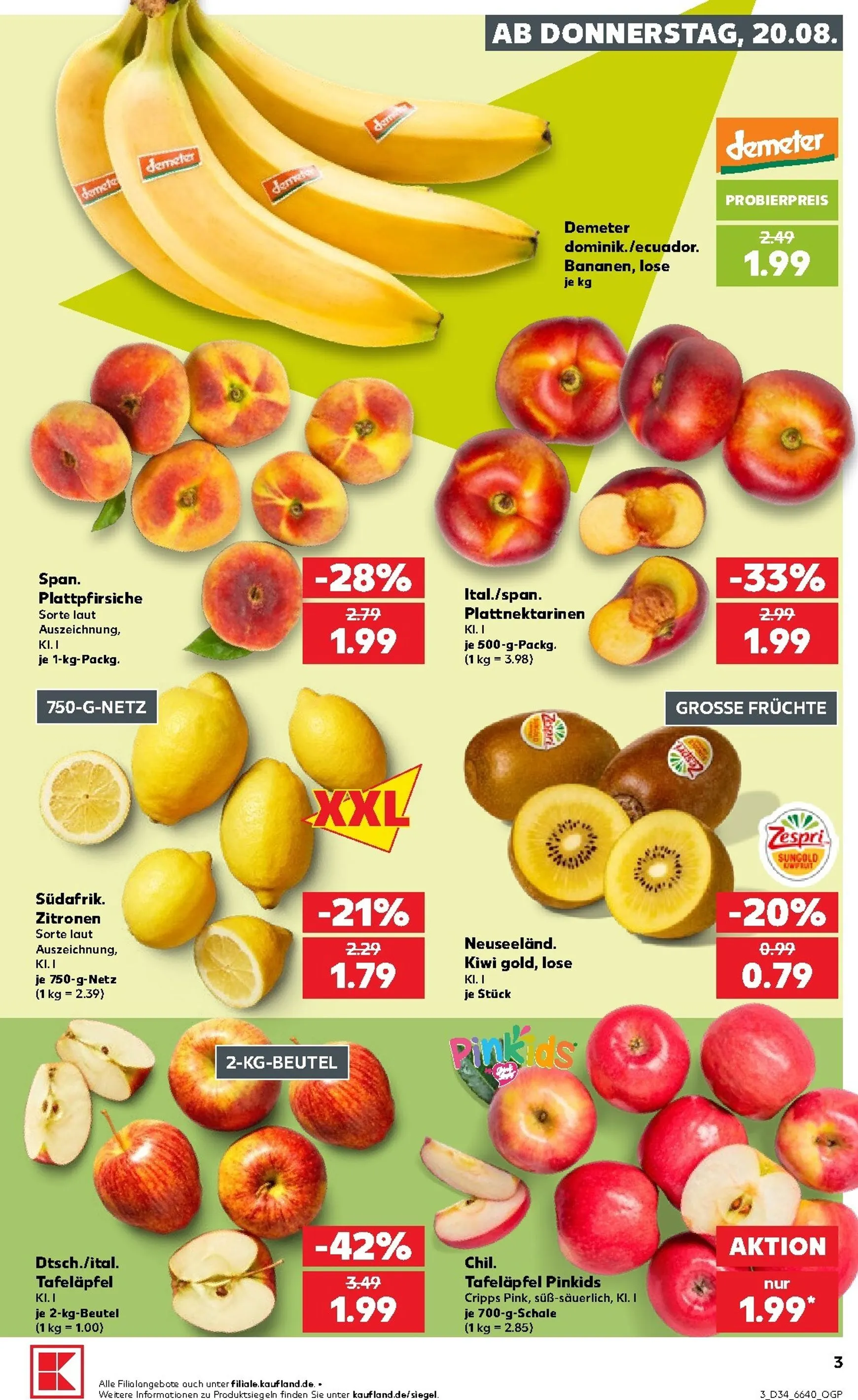 Kaufland Prospekt nächste Woche – von Donnerstag 20.08.2026 bis Mittwoch 26.08.2026 von 20. August bis 26. August 2026 - Prospekt seite 3