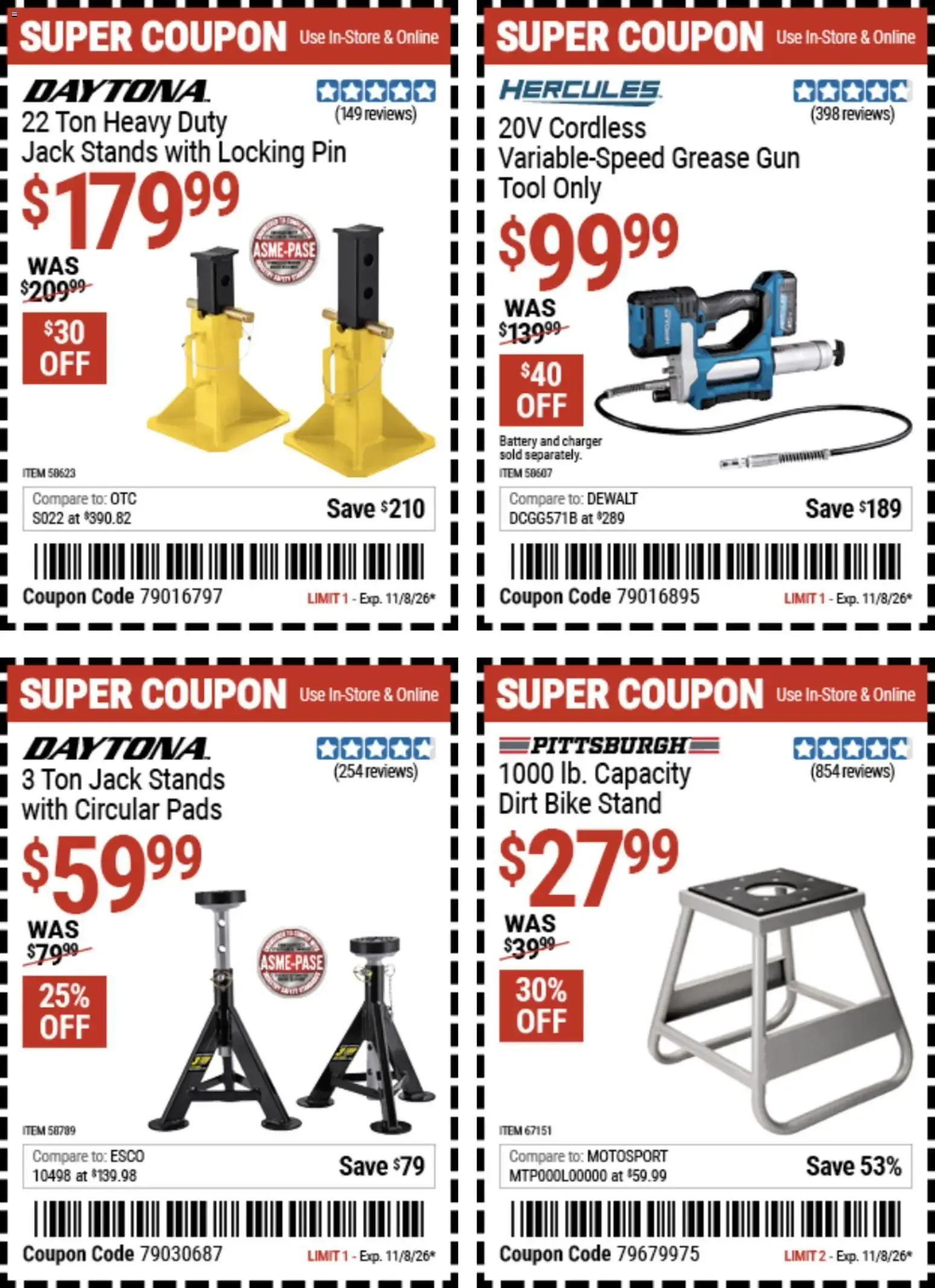 Weekly ad Harbor Freight Weekly Ad (10/26 - 11/08 2026) - Flyer from October 26 to November 8 2026 - Page 9