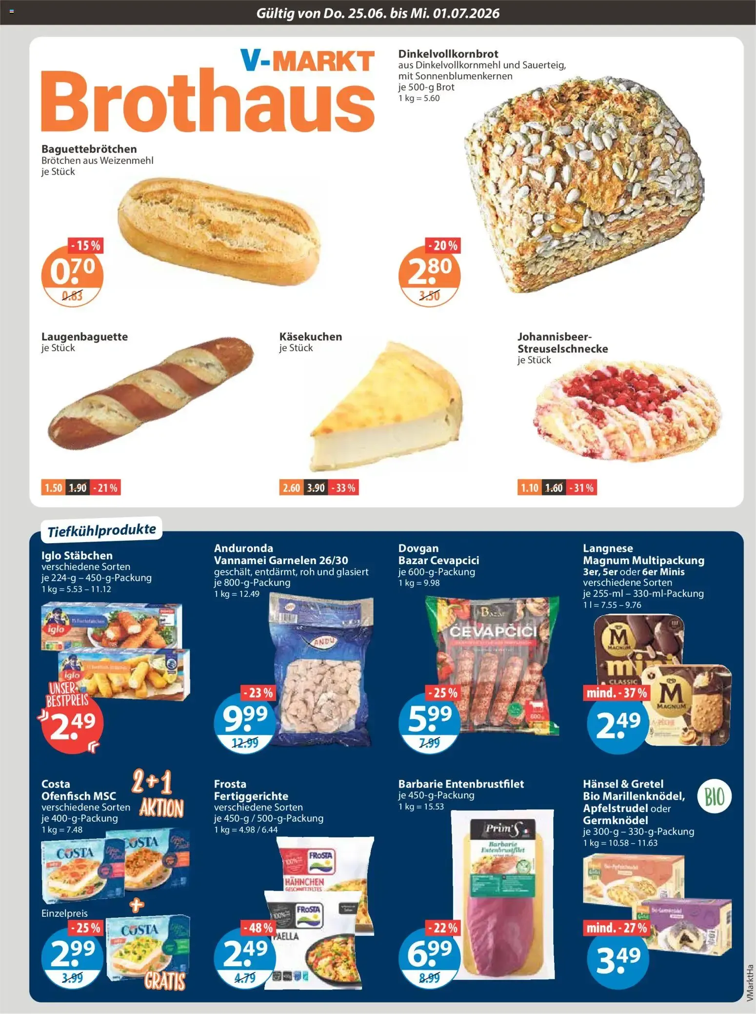 Angebote V-Markt Angebote (ab 25.06.2026) von 25. Juni bis 1. Juli 2026 - Prospekt seite 4