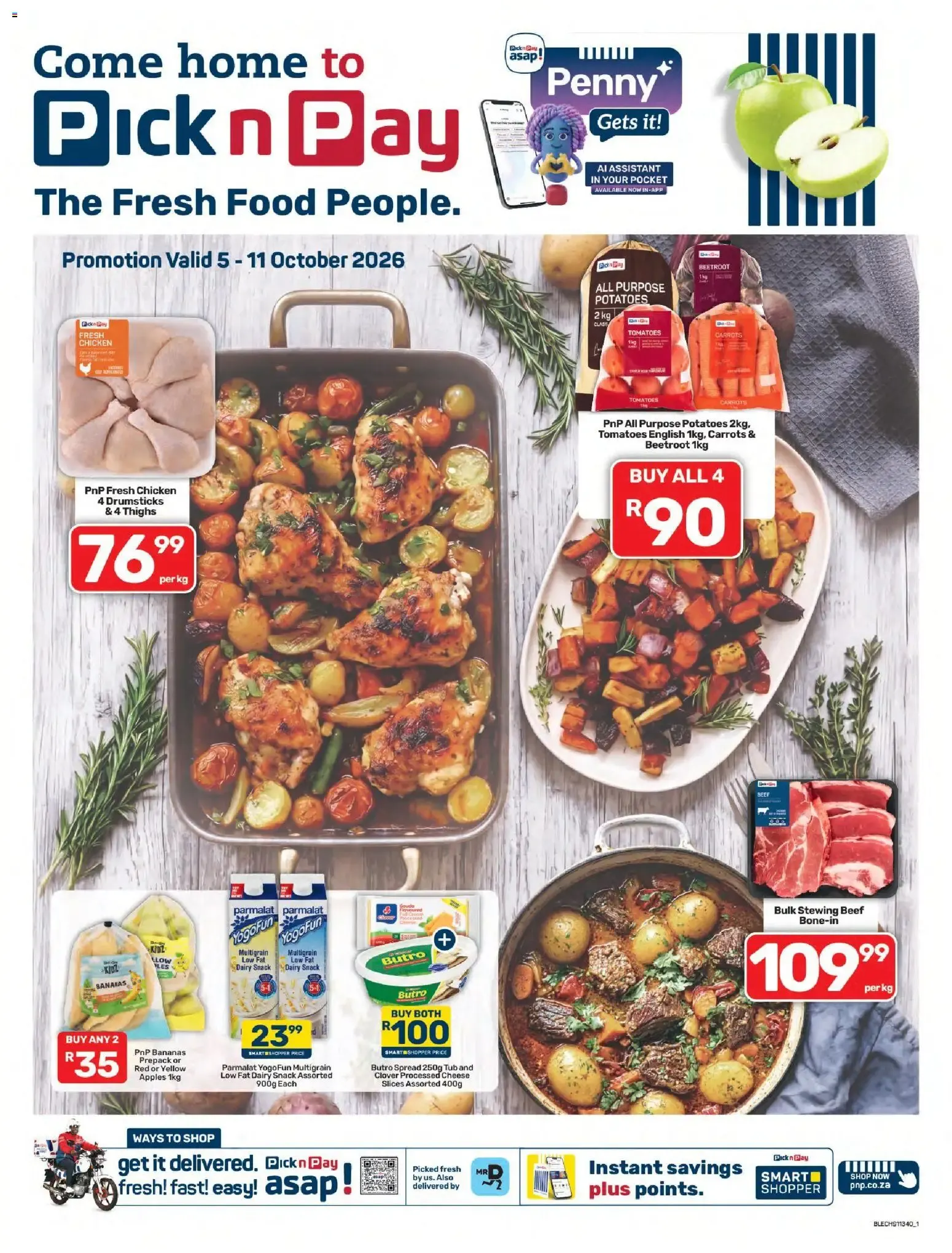 Pick n Pay Eastern Cape - Specials (05/10/2026 - 11/10/2026) Online from 5 October to 11 October 2026 - Catalogue Page 1