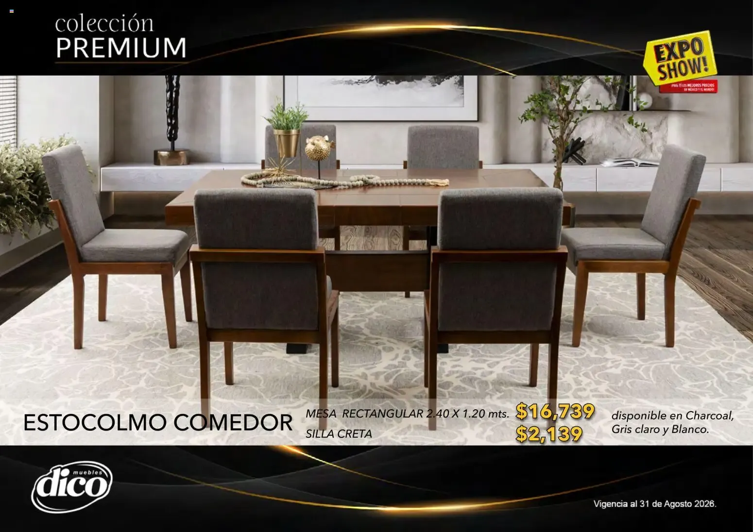 Catálogo de Muebles Dico Catálogo: Colección Premium y Expo Show! 1 de agosto al 31 de agosto 2026 - Pagina 60