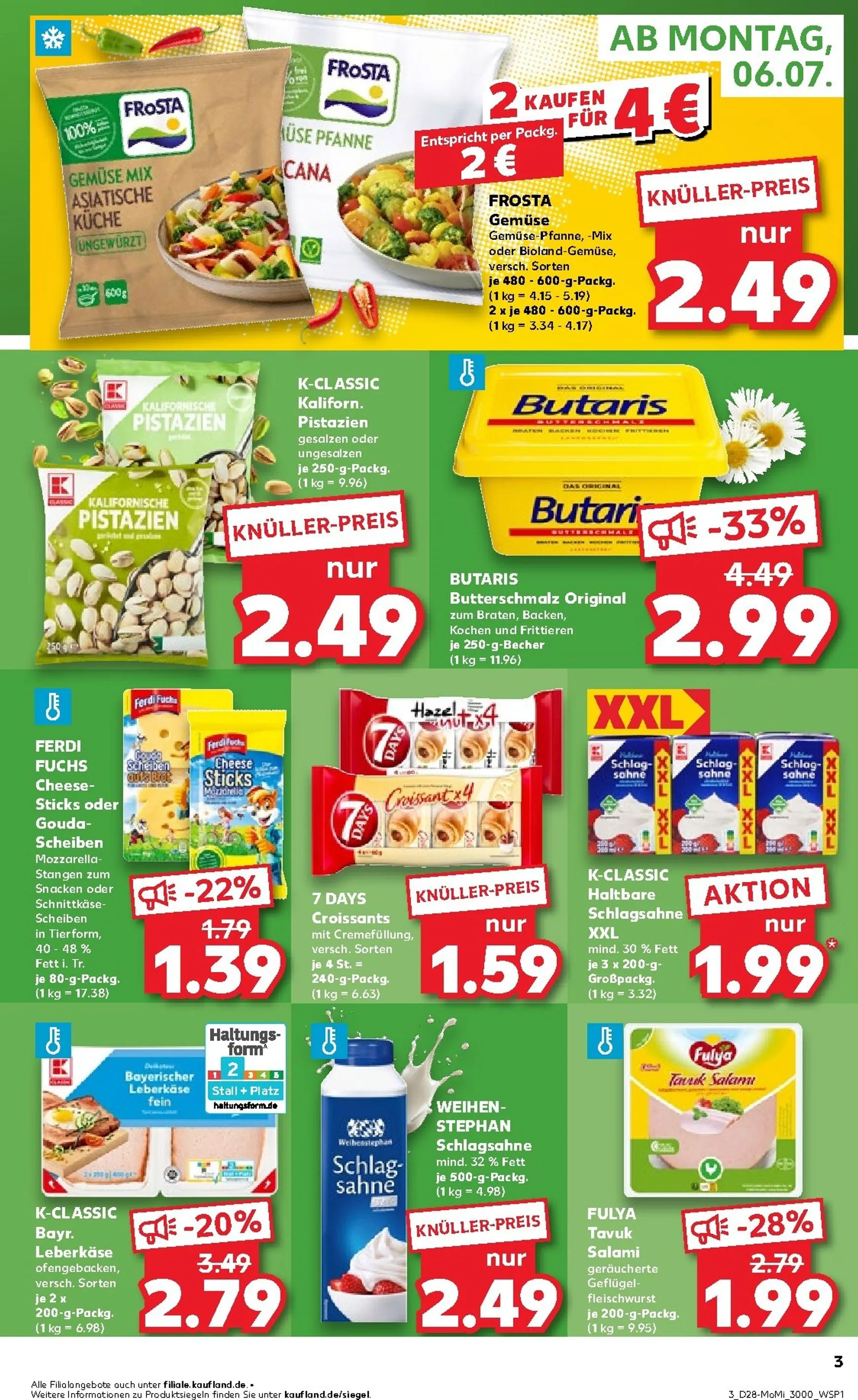 Kaufland - Angebote ab Montag Prospekt nächste Woche – von Montag 06.07.2026 bis Mittwoch 08.07.2026 von 6. Juli bis 8. Juli 2026 - Prospekt seite 3