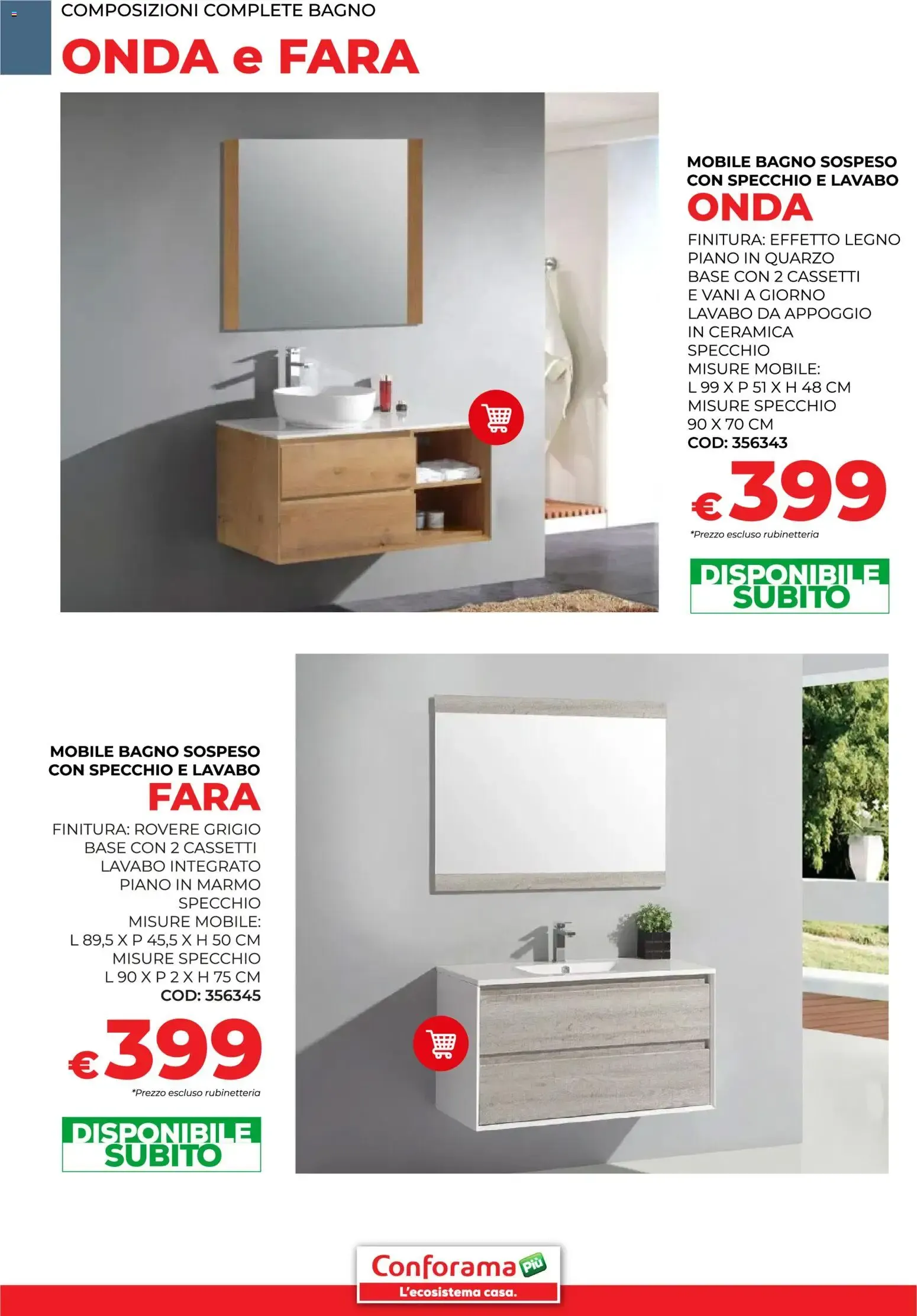 Collezione Arredo Bagno da 30 gennaio a 30 settembre di 2026 - Pagina del volantino 16